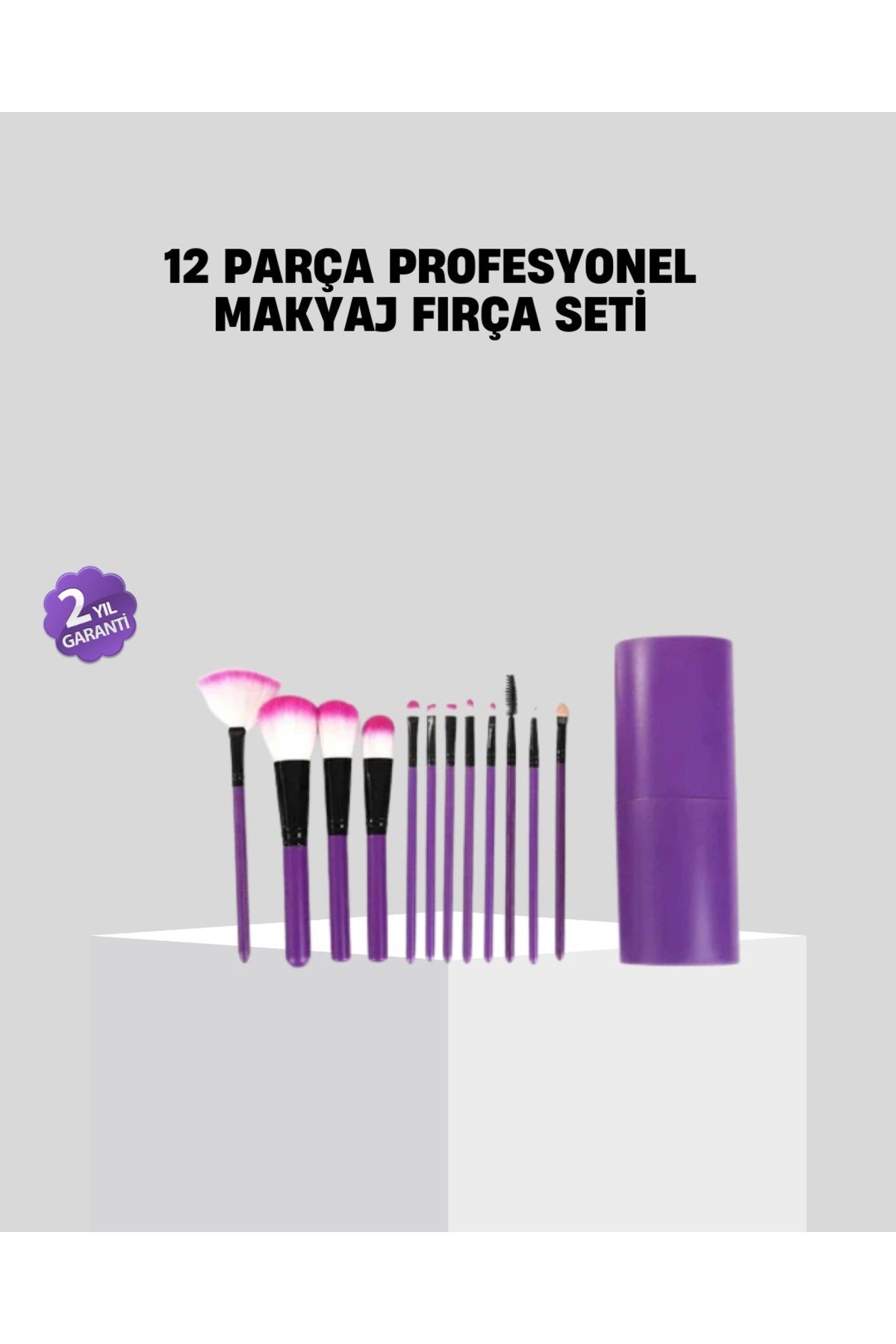 12’li Profesyonel Makyaj Fırça Seti Ultra Yumuşak Sen Kıllı