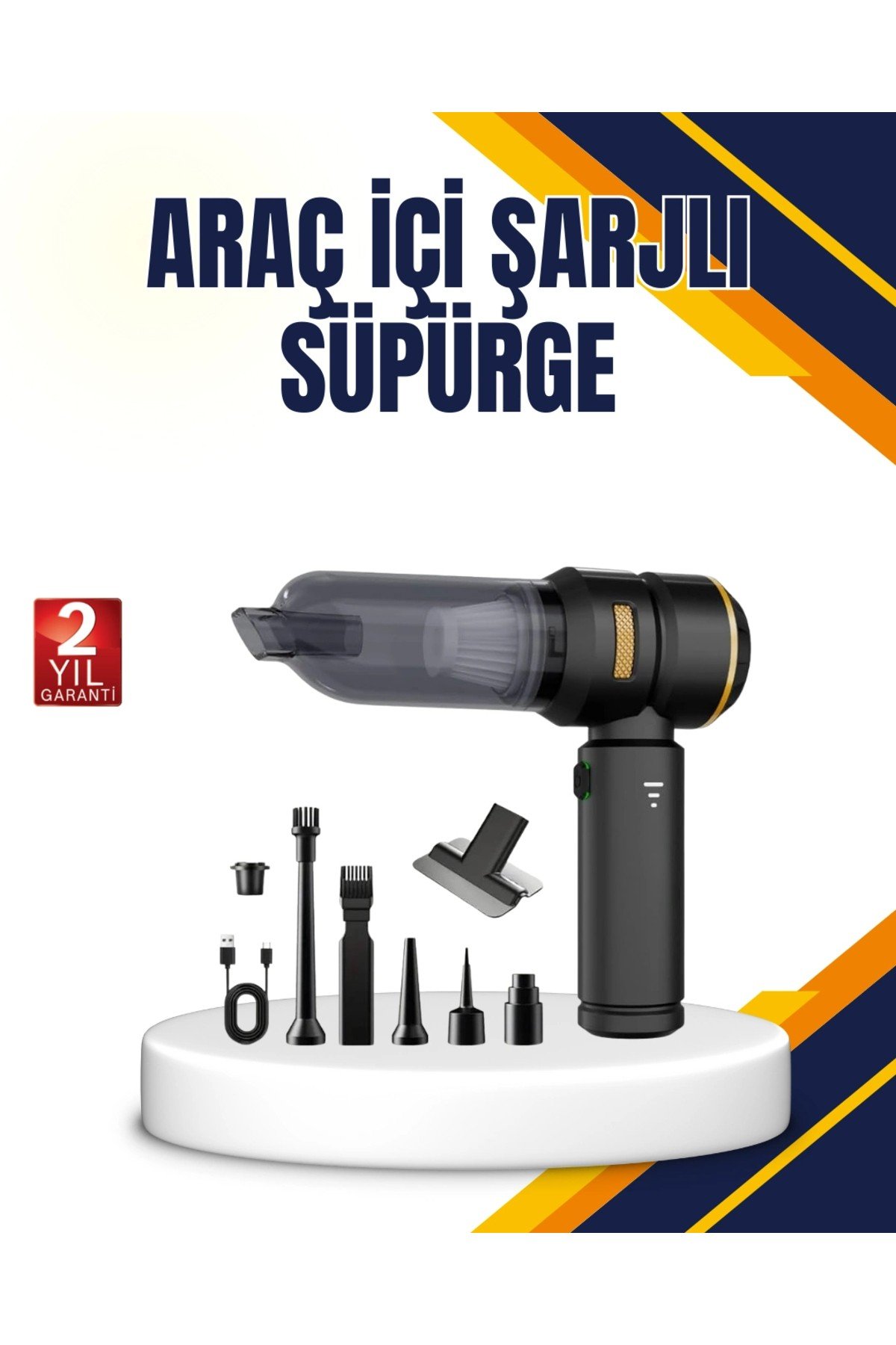 15000 PA Emiş Gücü ve Hava Üfleme Özellikli Şarjlı Süpürge