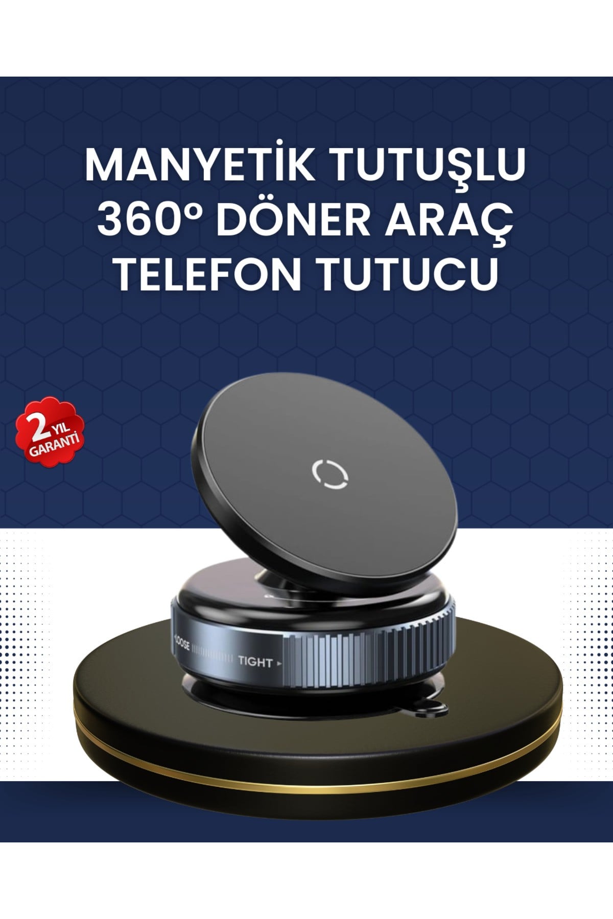 16 Mıknatıslı Araç Telefon Tutucu Kaymaz ve Güvenli