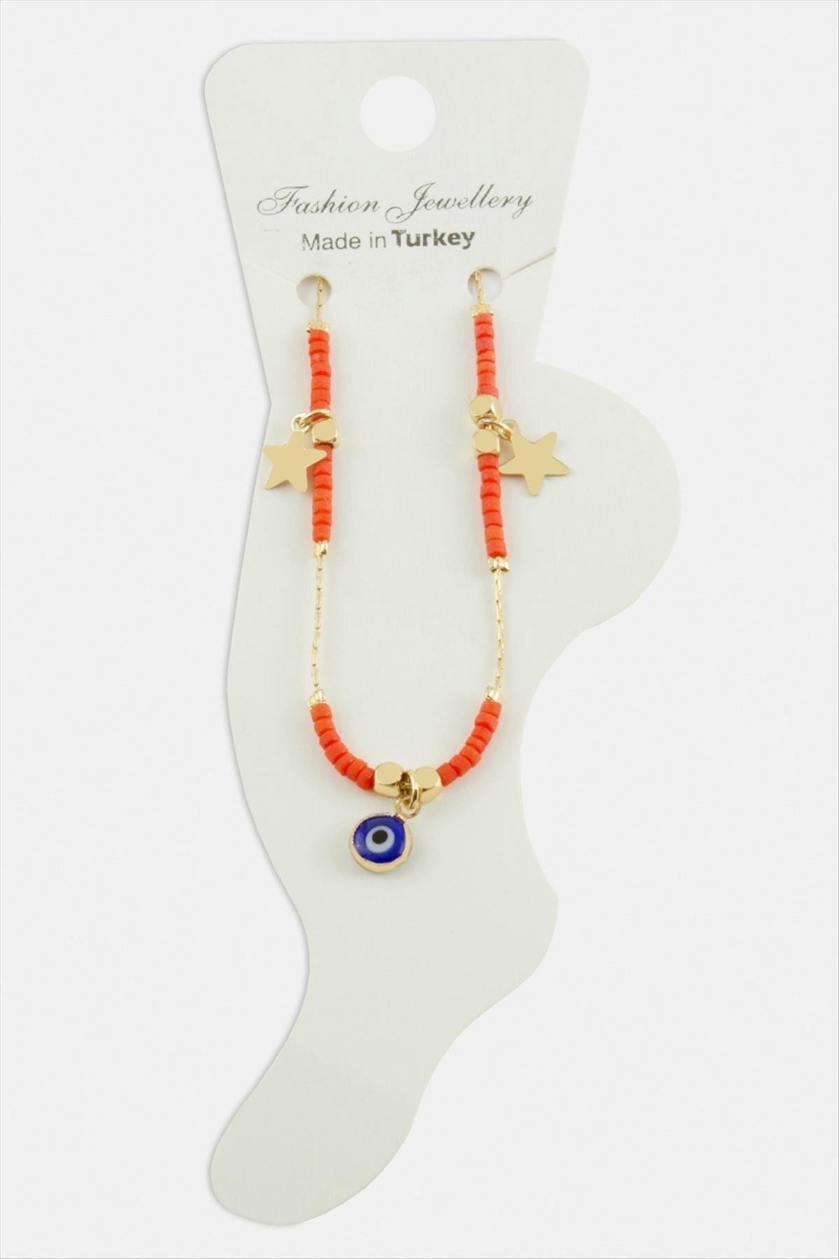 1611139749 Nazar Miyoki (223911) Boncuk Halhal-Turuncu