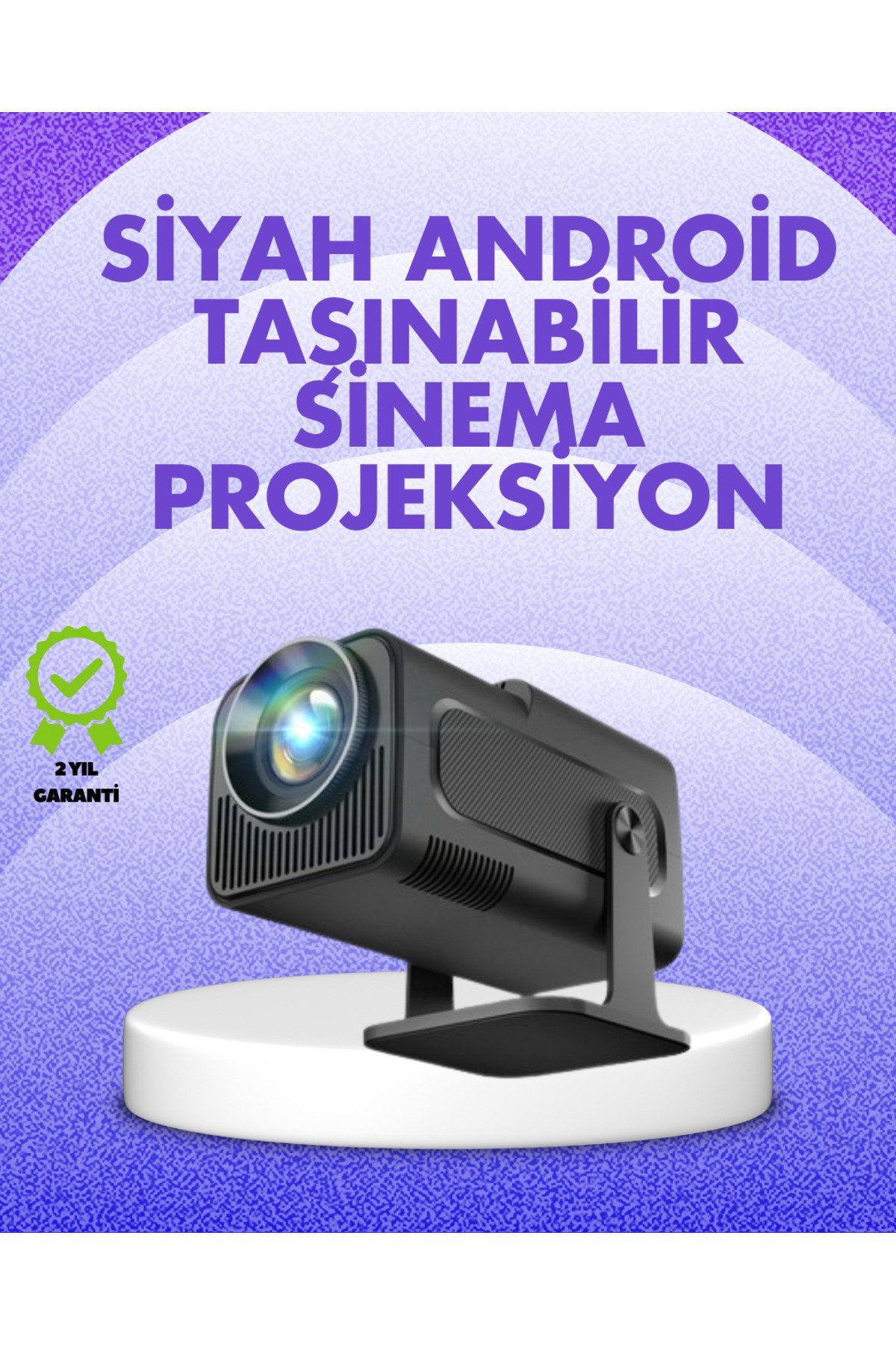 180° Dönebilen Gövde Tasarımıyla Tavan Yansıtmalı Taşınabilir Projektör