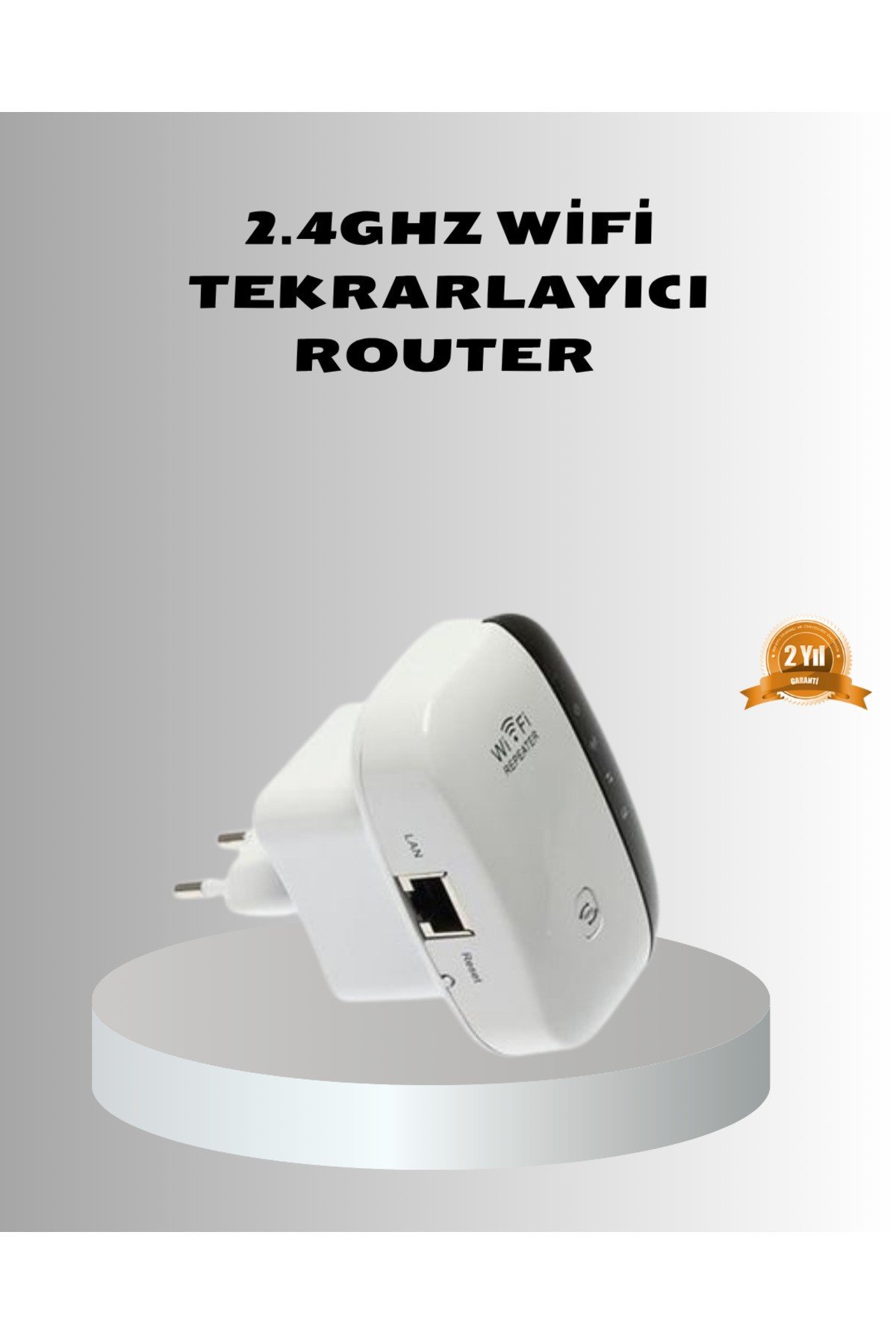 2.4G WiFi Sinyal Çoğaltıcı Router Genişletici Güçlü Antenli
