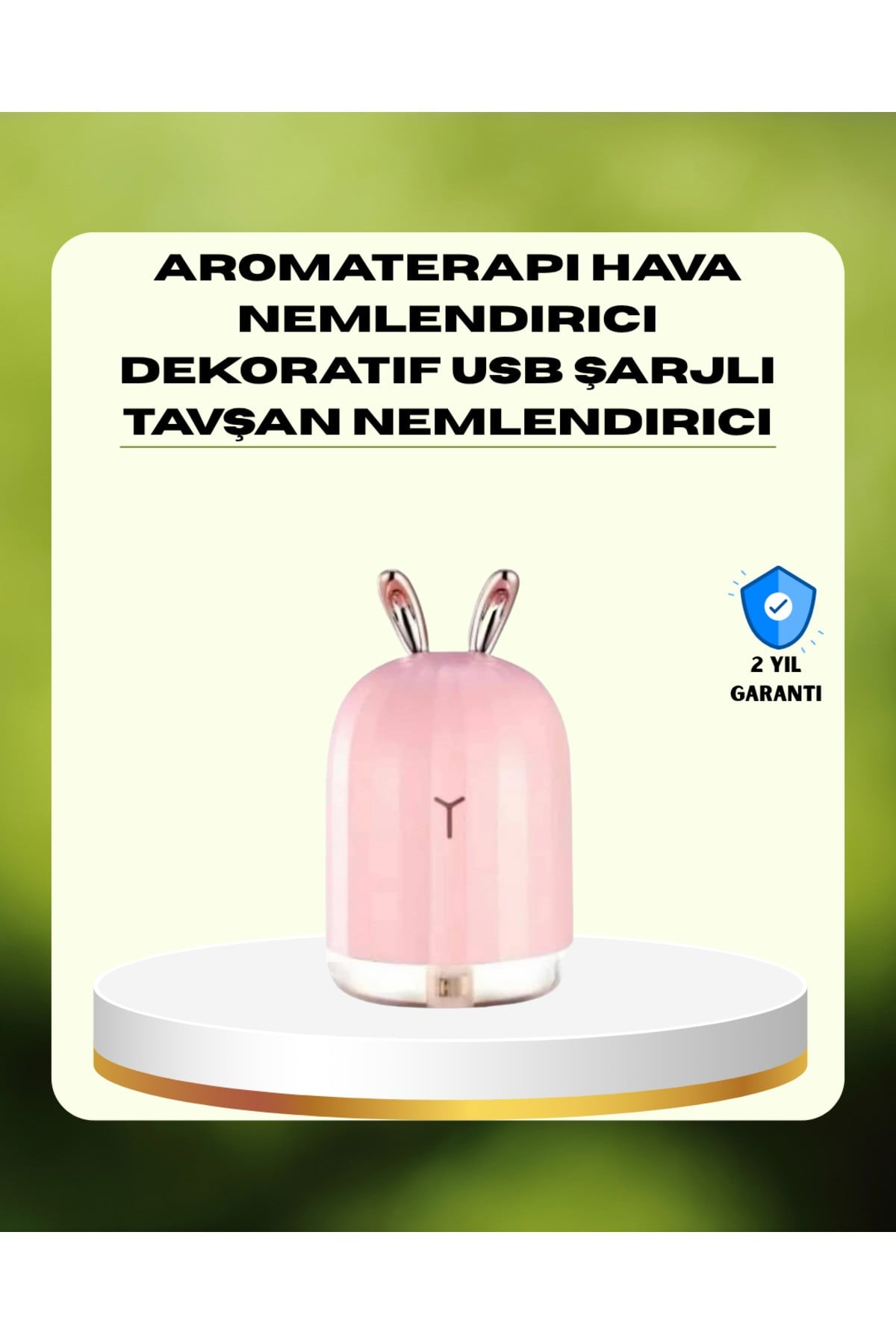 200 ml Ultrasonik Aroma Difüzör ve Hava Nemlendirici Gece Lambalı