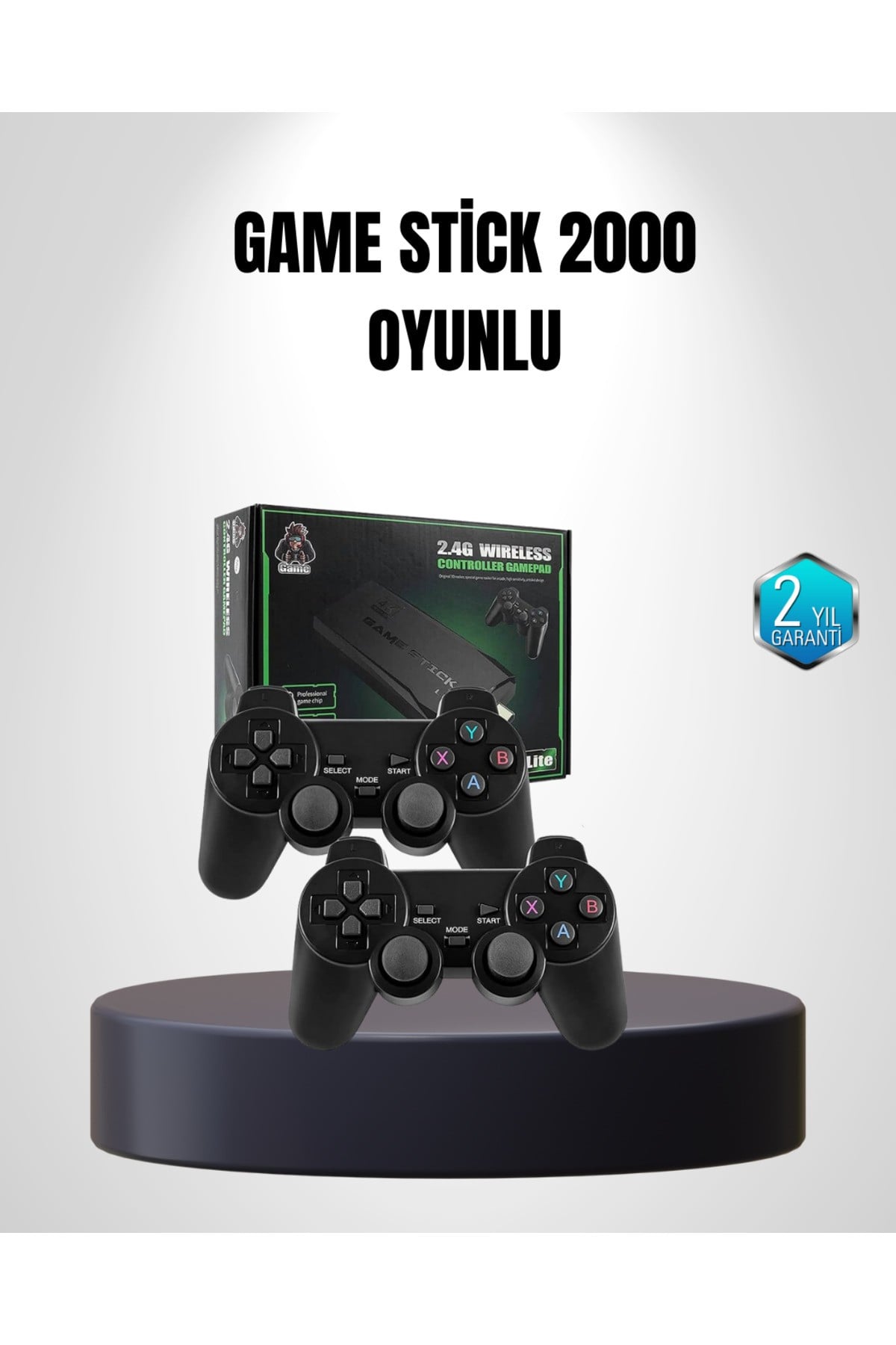 20000 Oyunlu 4K Retro Game Stick – Kablosuz Çift Kollu Atari Konsolu