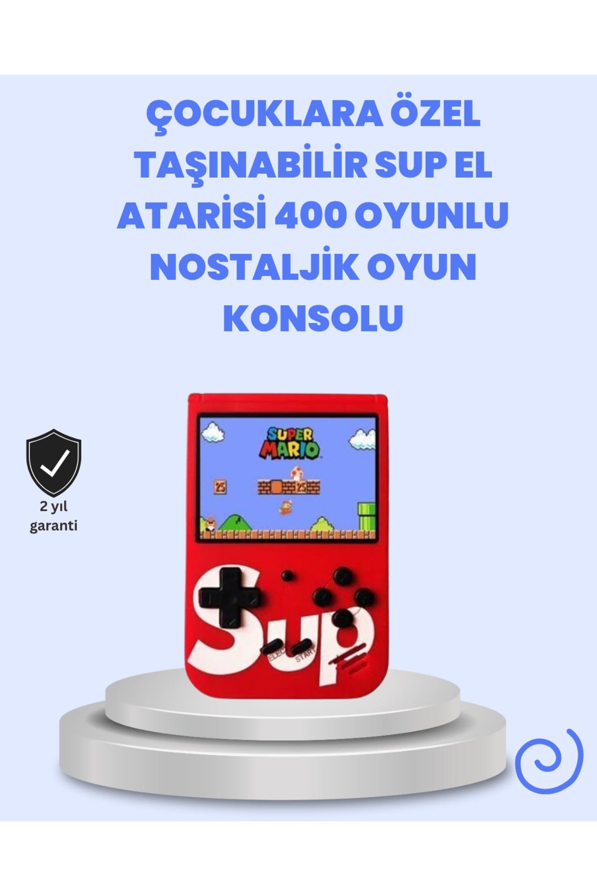 3 İnç Ekranlı Klasik Oyunlu El Konsolu