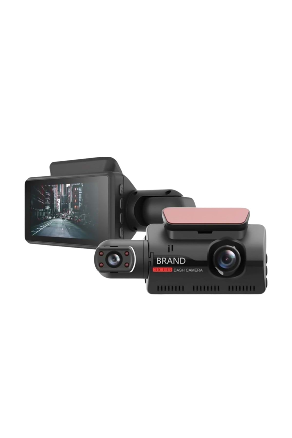 3 inç IPS Ekranlı Full HD Araç Kamerası – WiFi, Gece Görüş ve Hareket Algılama Özellikli