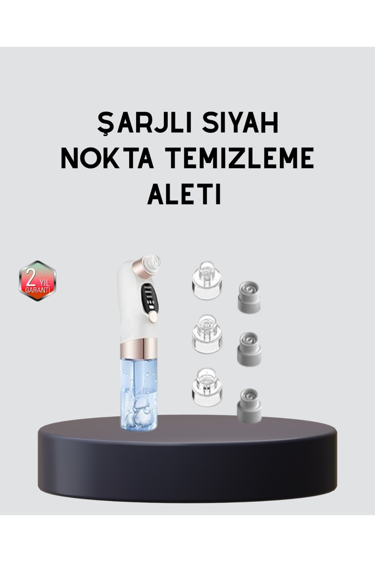 3 Kademeli Vakumlu Gözenek Temizleme Cihazı – Cilt Yenileyici Masaj ve Derin Temizlik
