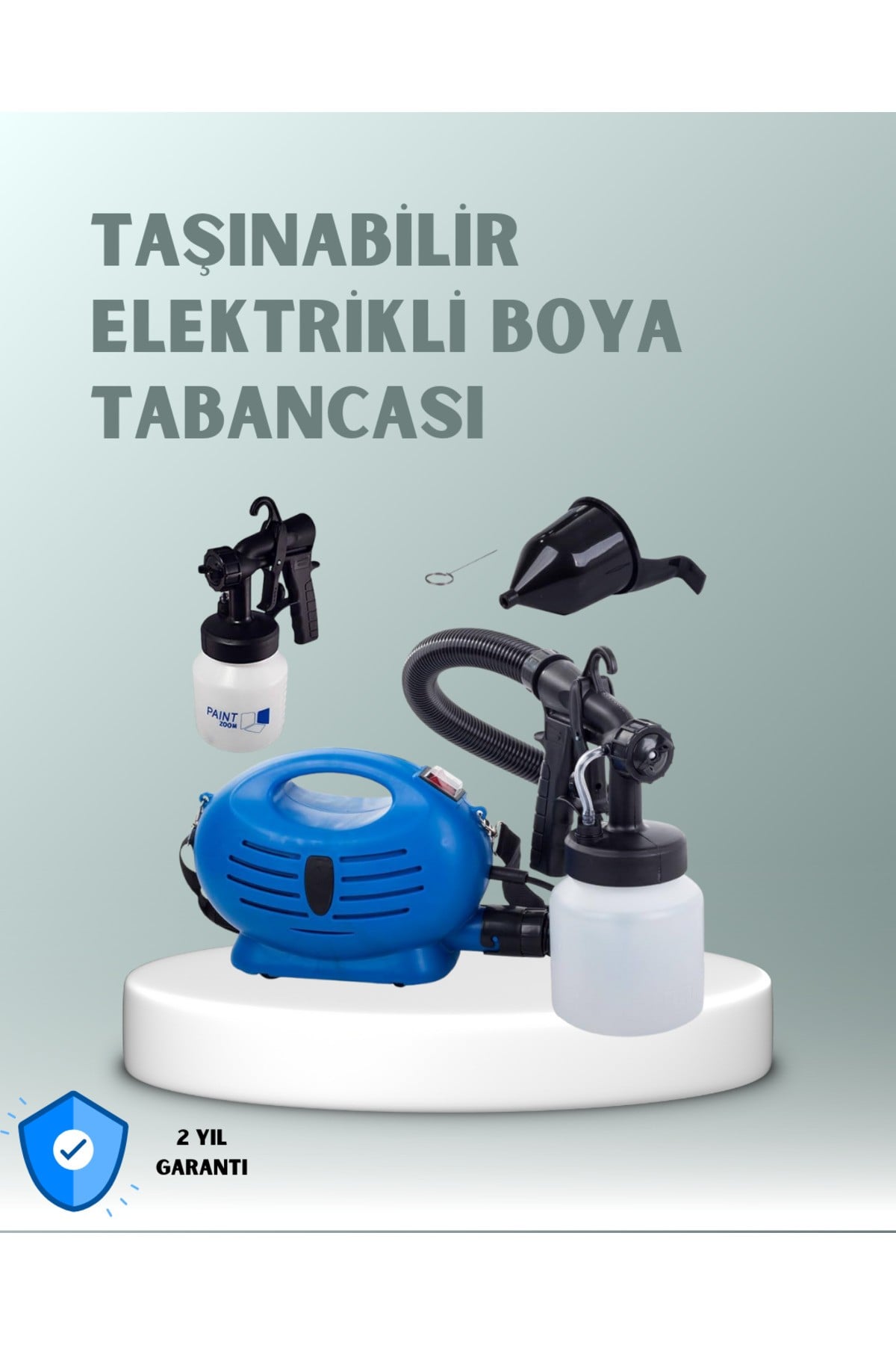 3 Modlu Püskürtme Özellikli Boya Cihazı-Damlama Yapmayan