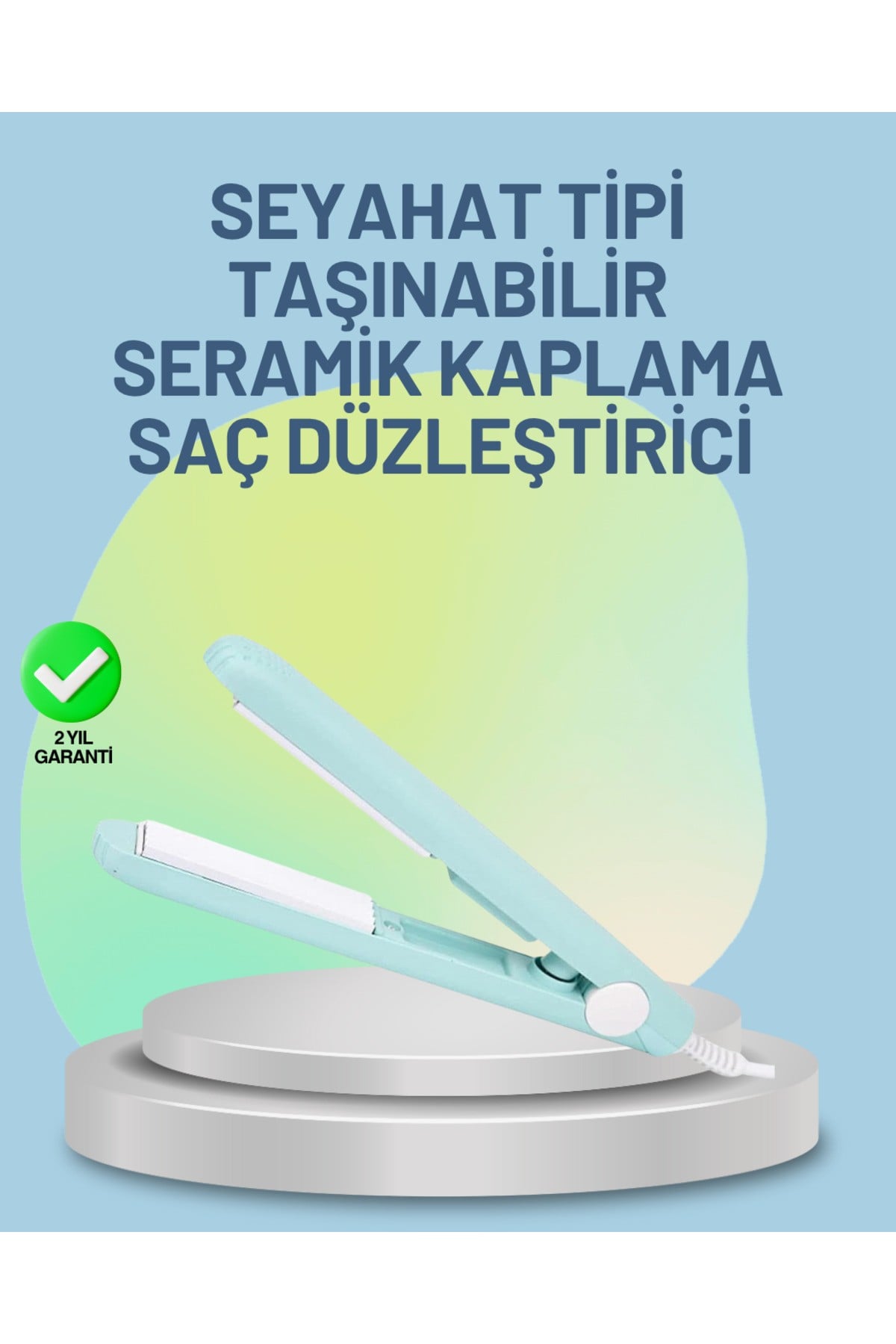 30 Saniyede Isınan PTC Teknolojili Saç Şekillendirici – Sabit Isı Kontrollü, Hızlı Performa