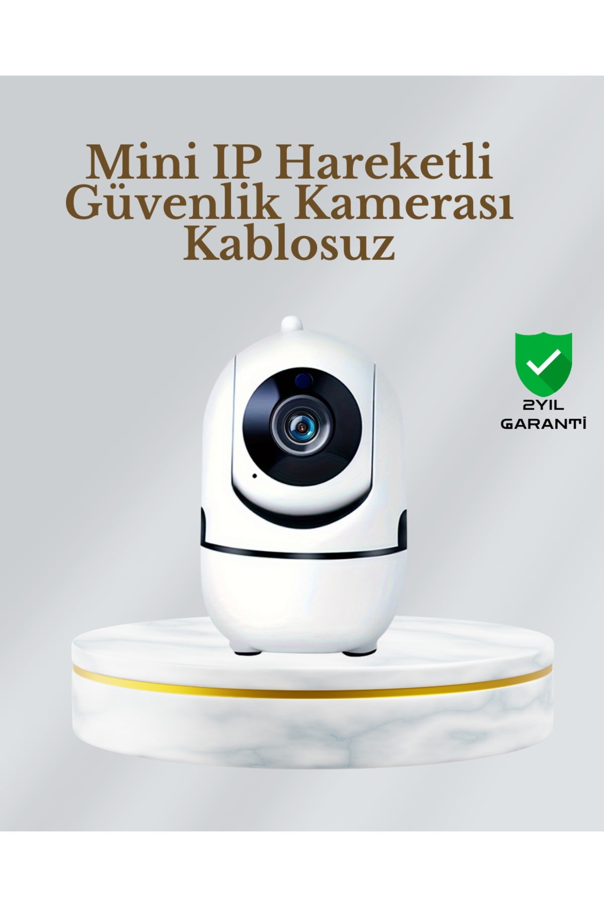 360° Dönen Akıllı WiFi Kamera – Uzaktan Kontrol ve İki Yönlü Ses Özellikli