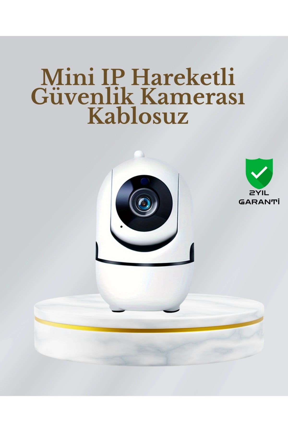 360° Dönen Akıllı WiFi Kamera – Uzaktan Kontrol ve İki Yönlü Ses Özellikli