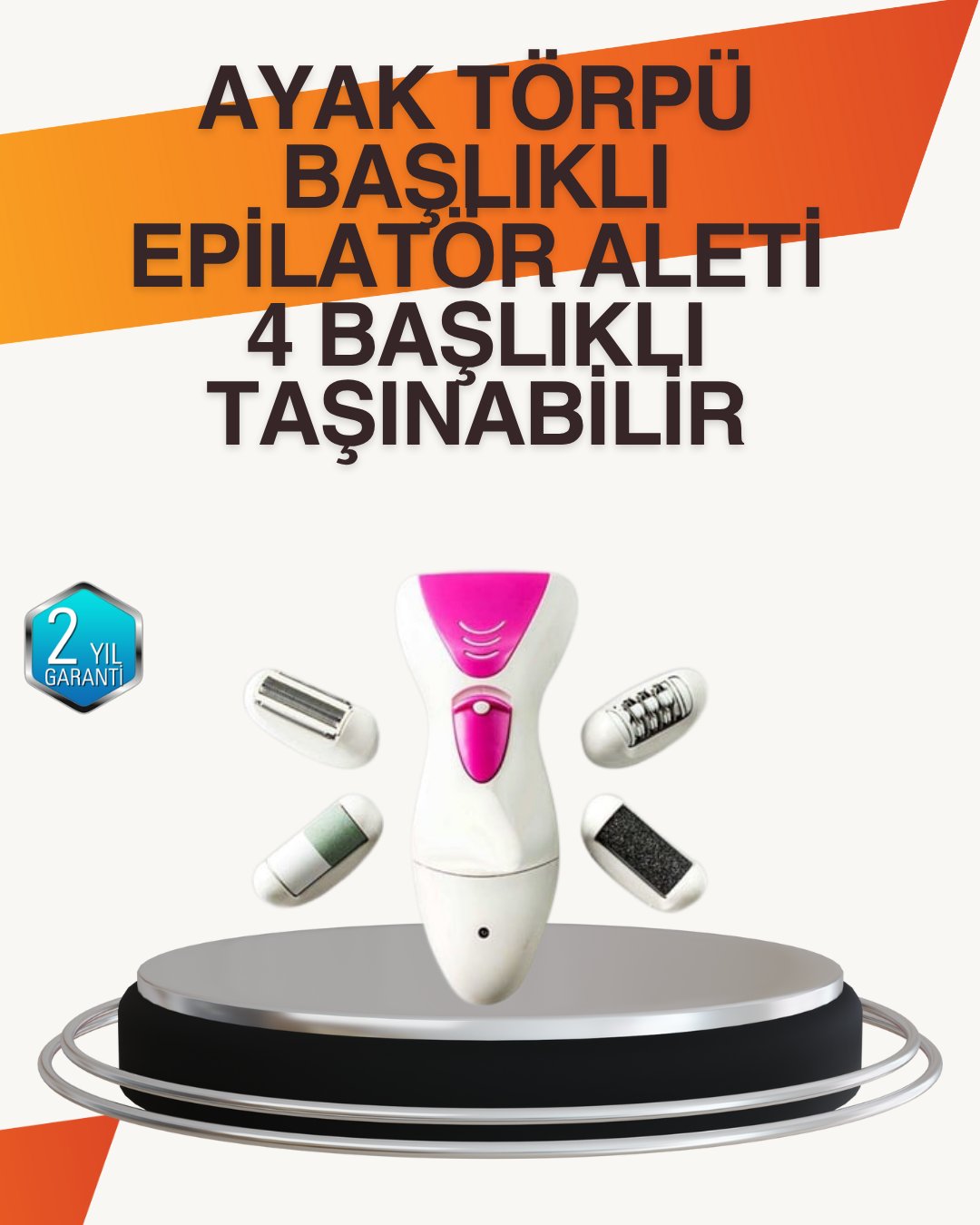 4 Fonksiyonlu Epilasyon ve Tırnak Bakım Makinesi