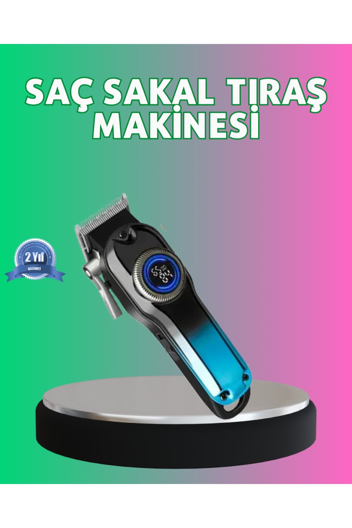 4 Limit Tarağı ve Ayarlanabilir Kesim Uzunluğu Saç Makinesi