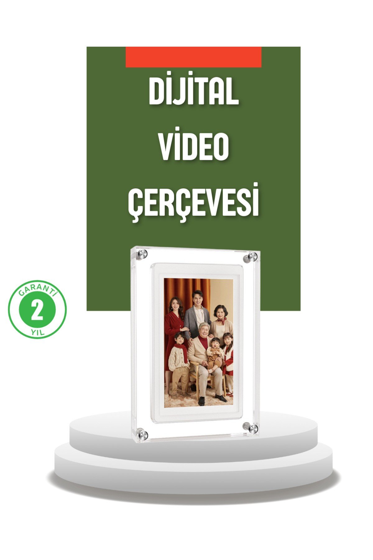 4GB Hafızalı 7 İnç Dijital Fotoğraf Çerçevesi – Yüzlerce Anınızı Saklayın