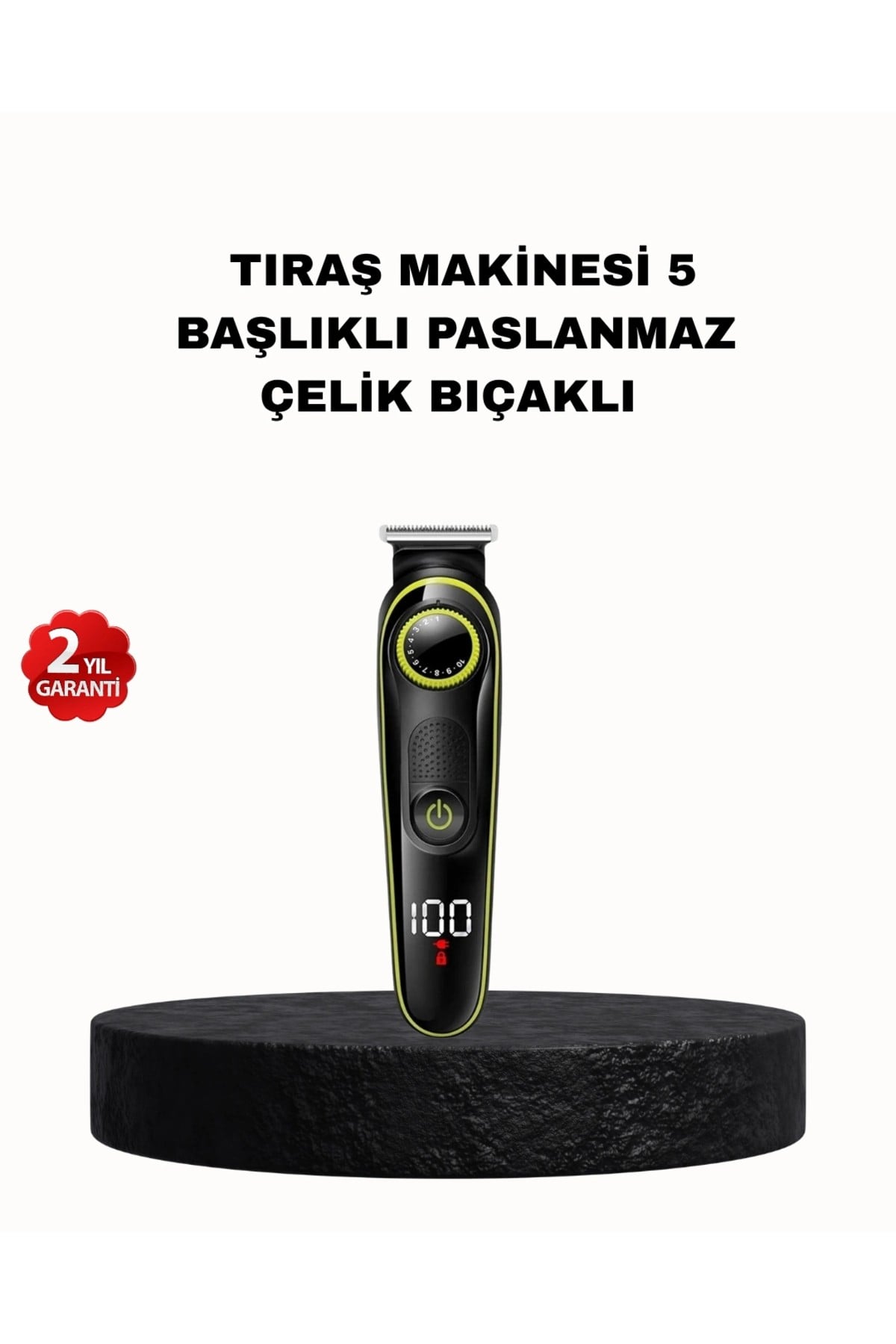 5’i 1 Arada Erkek Bakım Seti Şarjlı Suya Dayanıklı Çok Fonksiyonlu