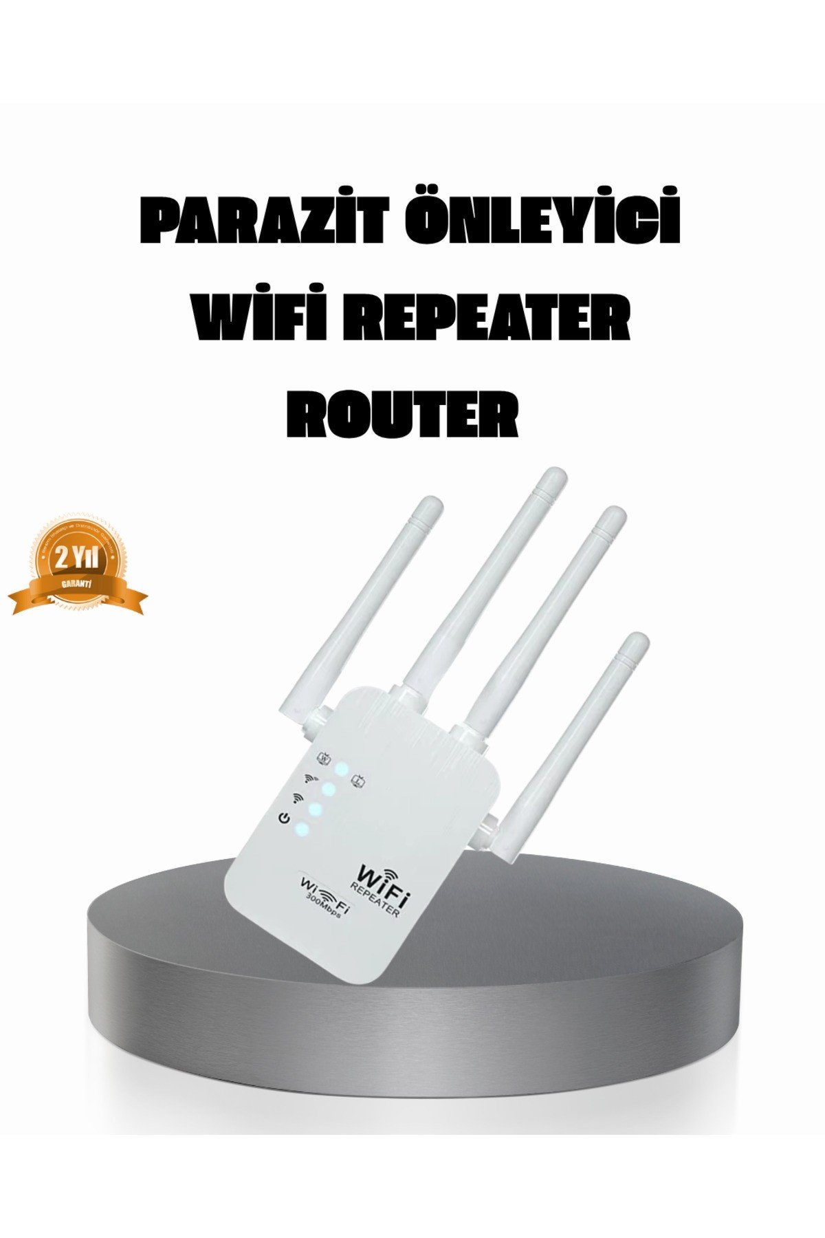 50 Cihaz Destekli 300Mbps Kablosuz Sinyal Güçlendirici RJ45 Kablolu Kullanım