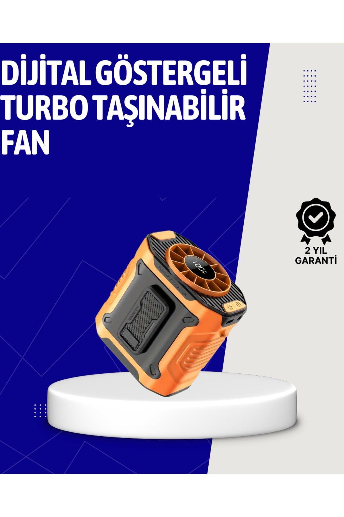 5000mAh Şarjlı Soğutma Fanı Taşınabilir