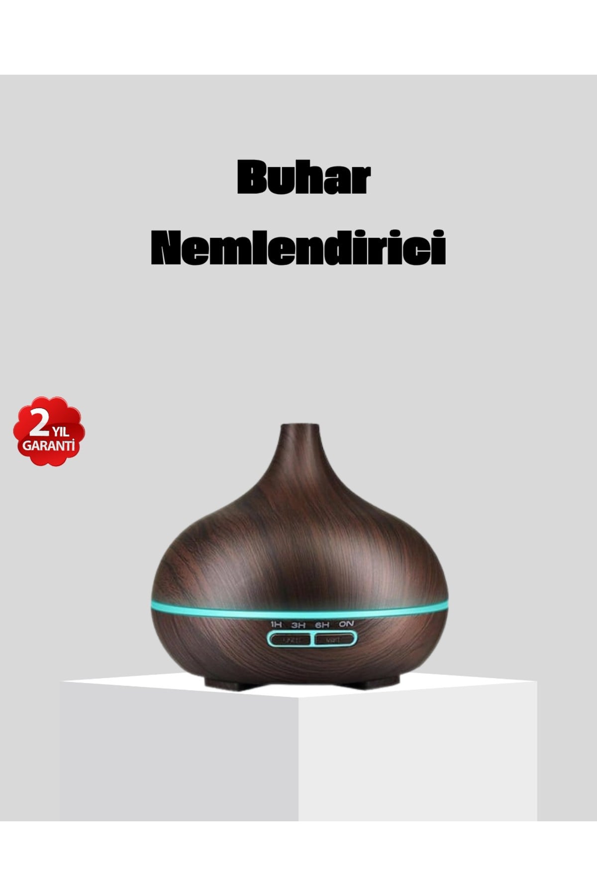 550 ml Büyük Su Hazneli Ultrasonik Nemlendirici ve Aromaterapi Difüzörü