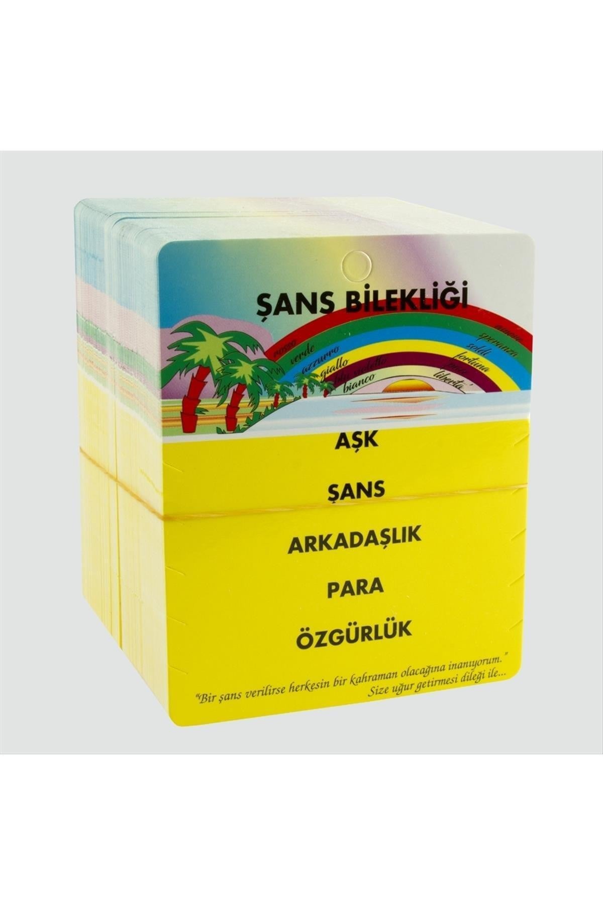 5'li Şans Bileklik Kartı 200 Adet