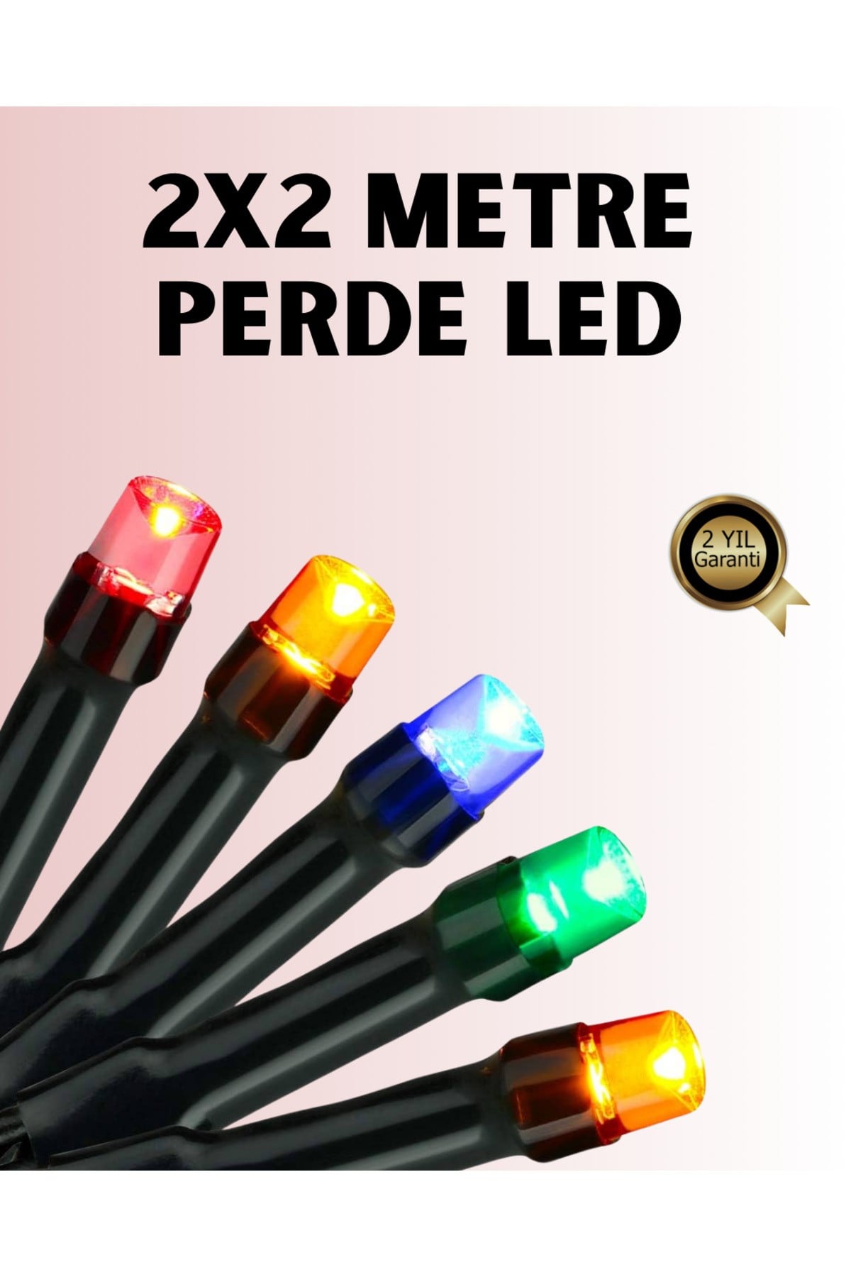 8 Modlu Zaman Ayarlı LED Perde Işık – Bahçe ve Balkon Dekorasyonu