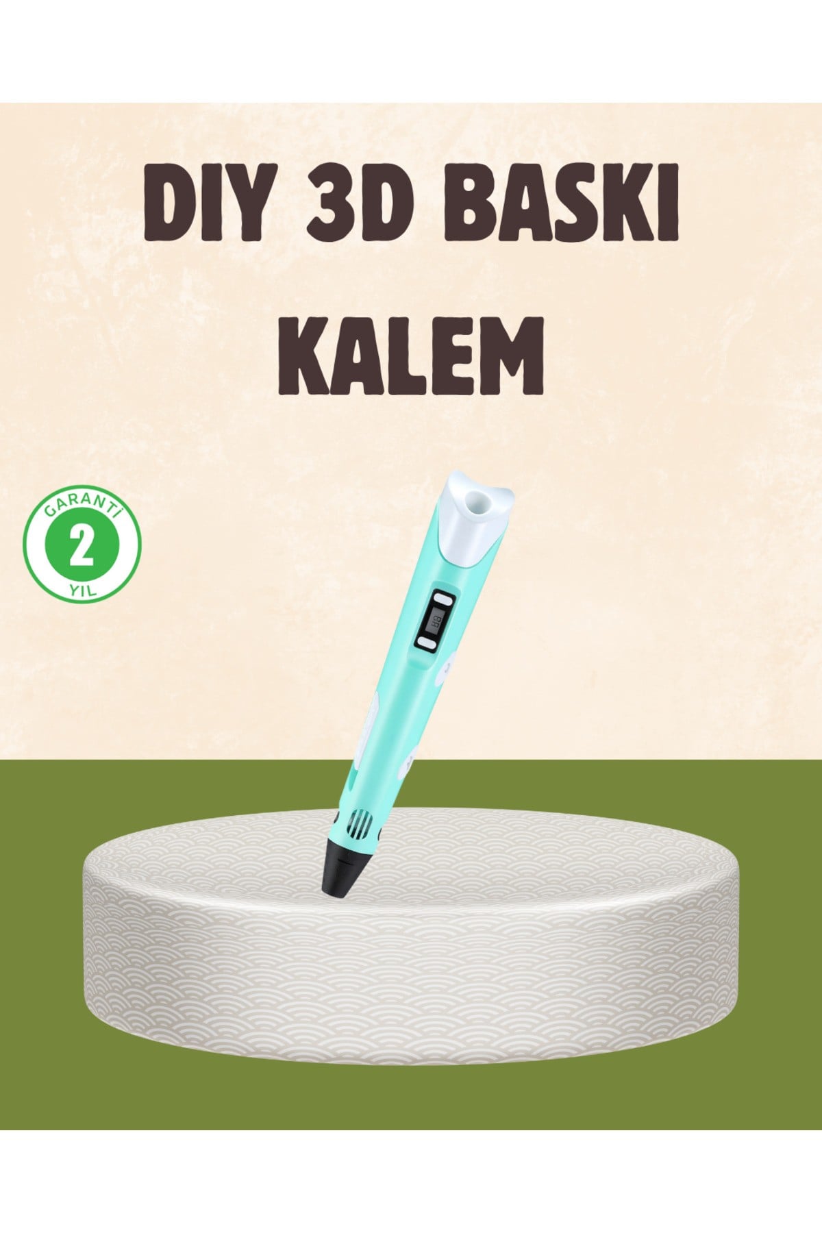 ABS ve PLA Filament Destekli 3D Yazıcı Kalem