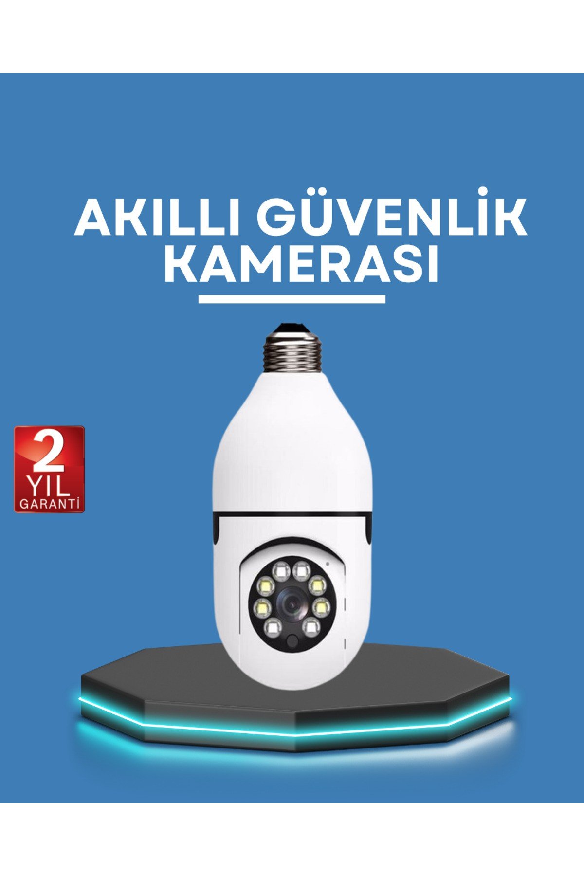 Akıllı Güvenlik Kamerası Full HD Görüntü ve Gece Görüş Özellikli