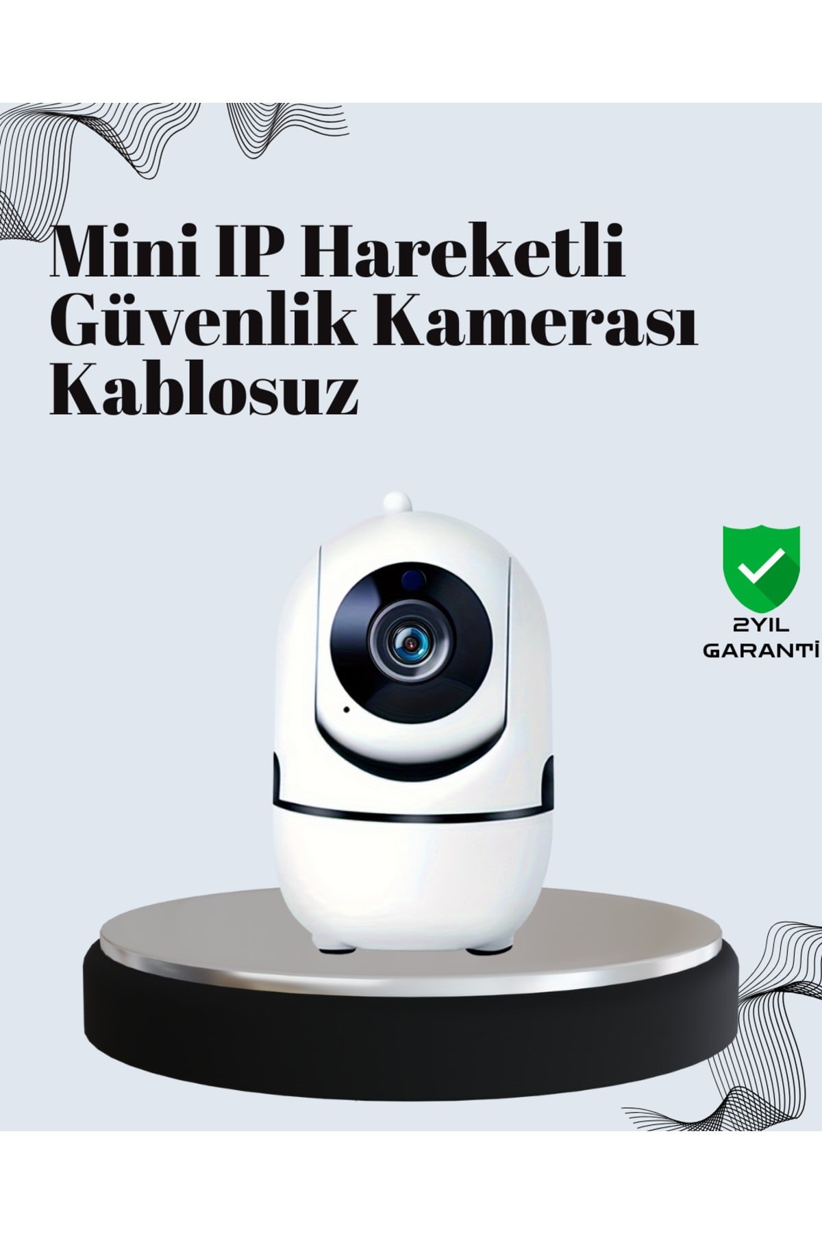 Akıllı Kontrol ve Hareket Takipli 1080P Kablosuz Güvenlik Kamerası – Gece Görüşlü ve İki