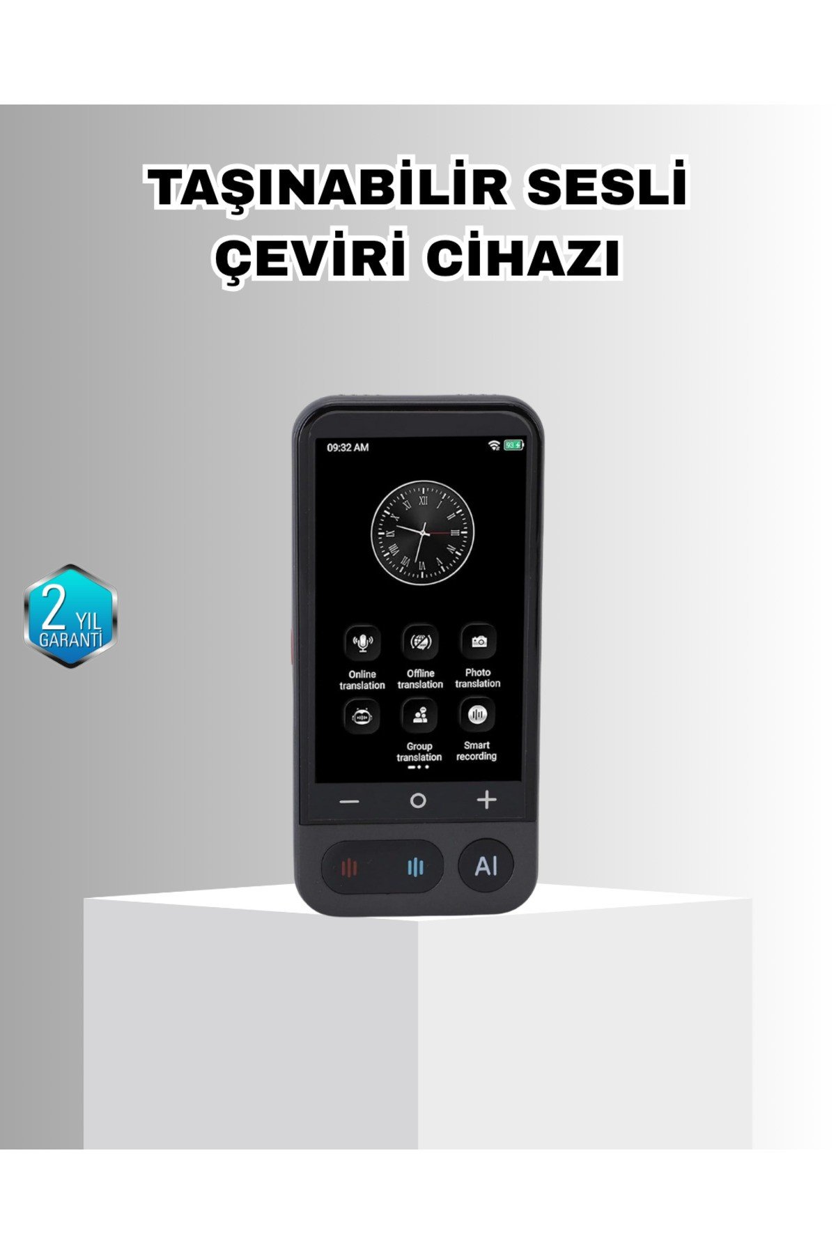 Akıllı Taşınabilir Tercüman – 17 Çevrimdışı, 139 Çevrimiçi Dil Desteği