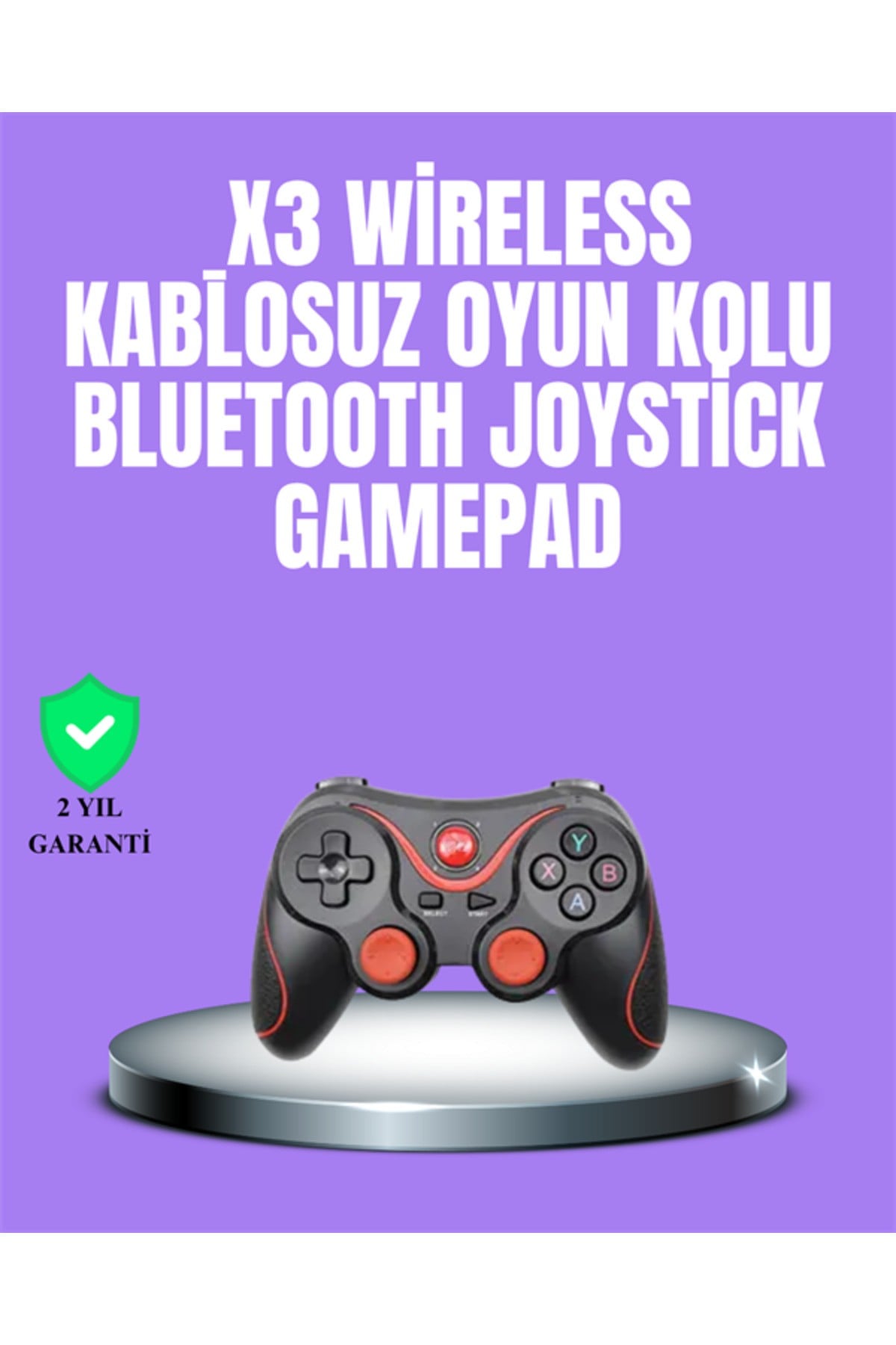 Android Uyumlu Gamepad X3 Game Stick Oyun Kolu Bluetooth Bağlantılı