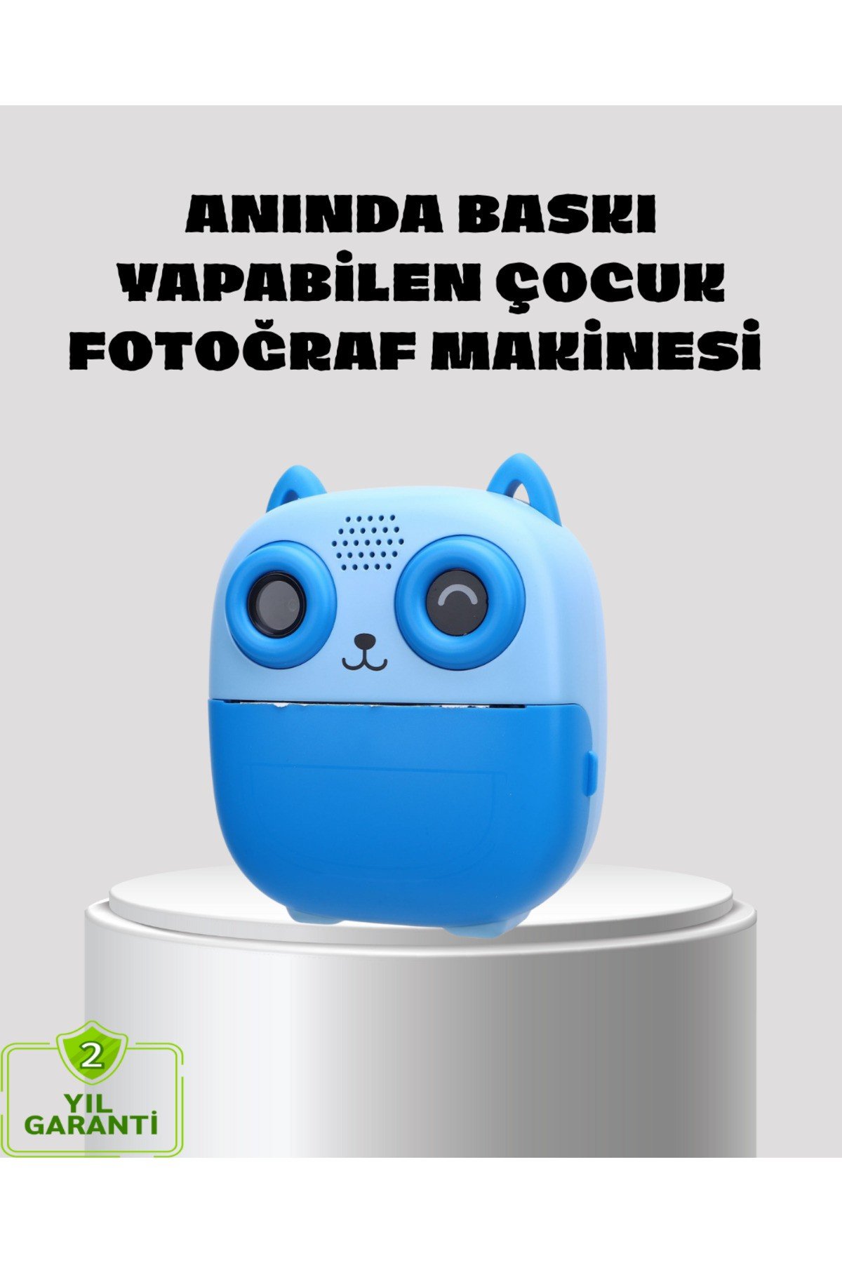Anında Baskı Özellikli Çocuk Kamerası 48MP 1080P Çift Lens 32GB Destekli