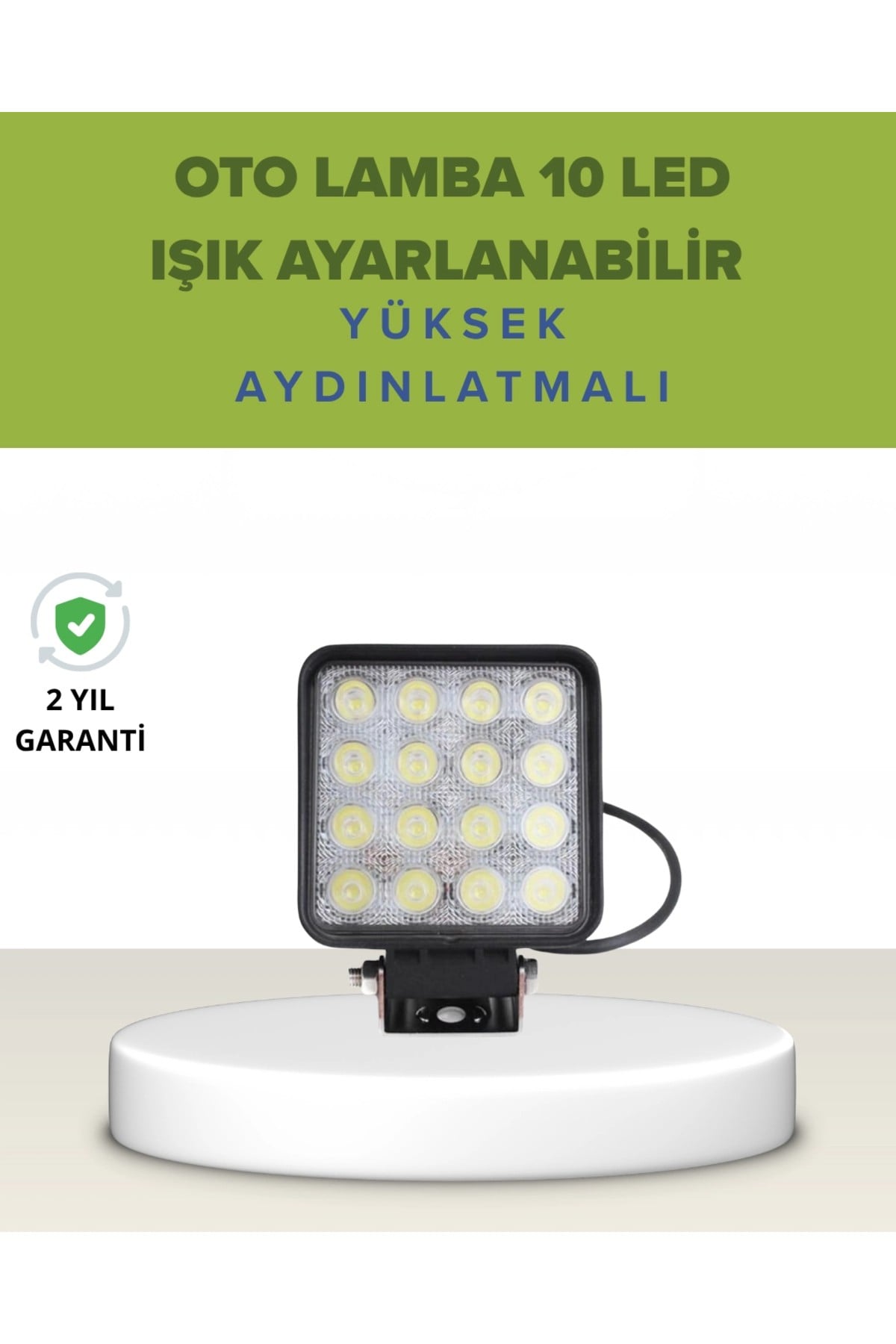 Araç Dışı Aydınlatma İçin LED Far | Zorlu Koşullara Dayanıklı, Çok Amaçlı