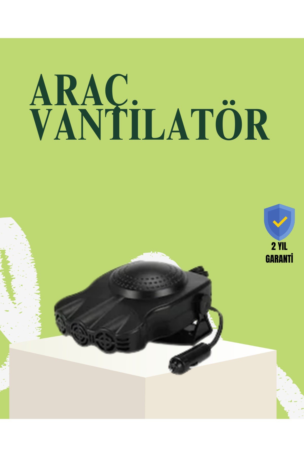 Araç İçi 150W Isıtıcı ve Soğutucu Fan