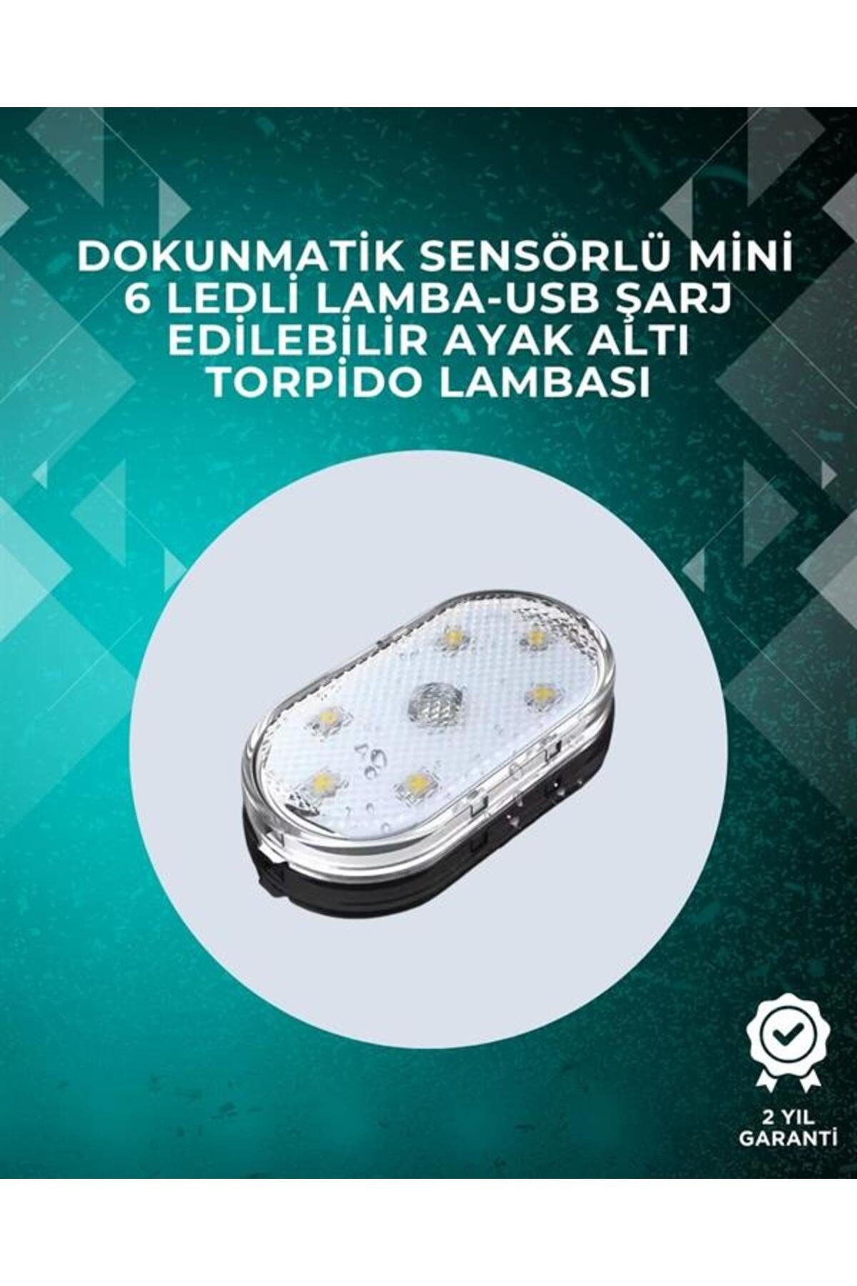 Araç İçi Dekorasyon İçin Manyetik ve Yapışkanlı LED Ambiyans Lambası