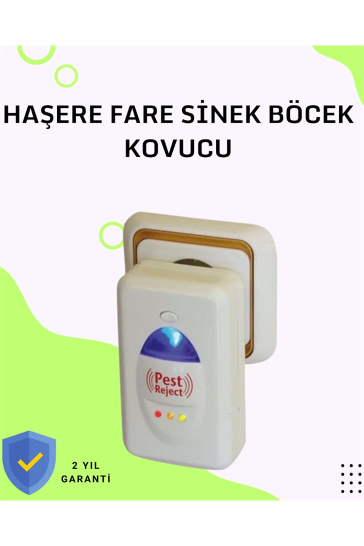 Bakım Gerektirmeyen Ultrasonik Haşere Kovucu – Uzun Ömürlü Kullanım