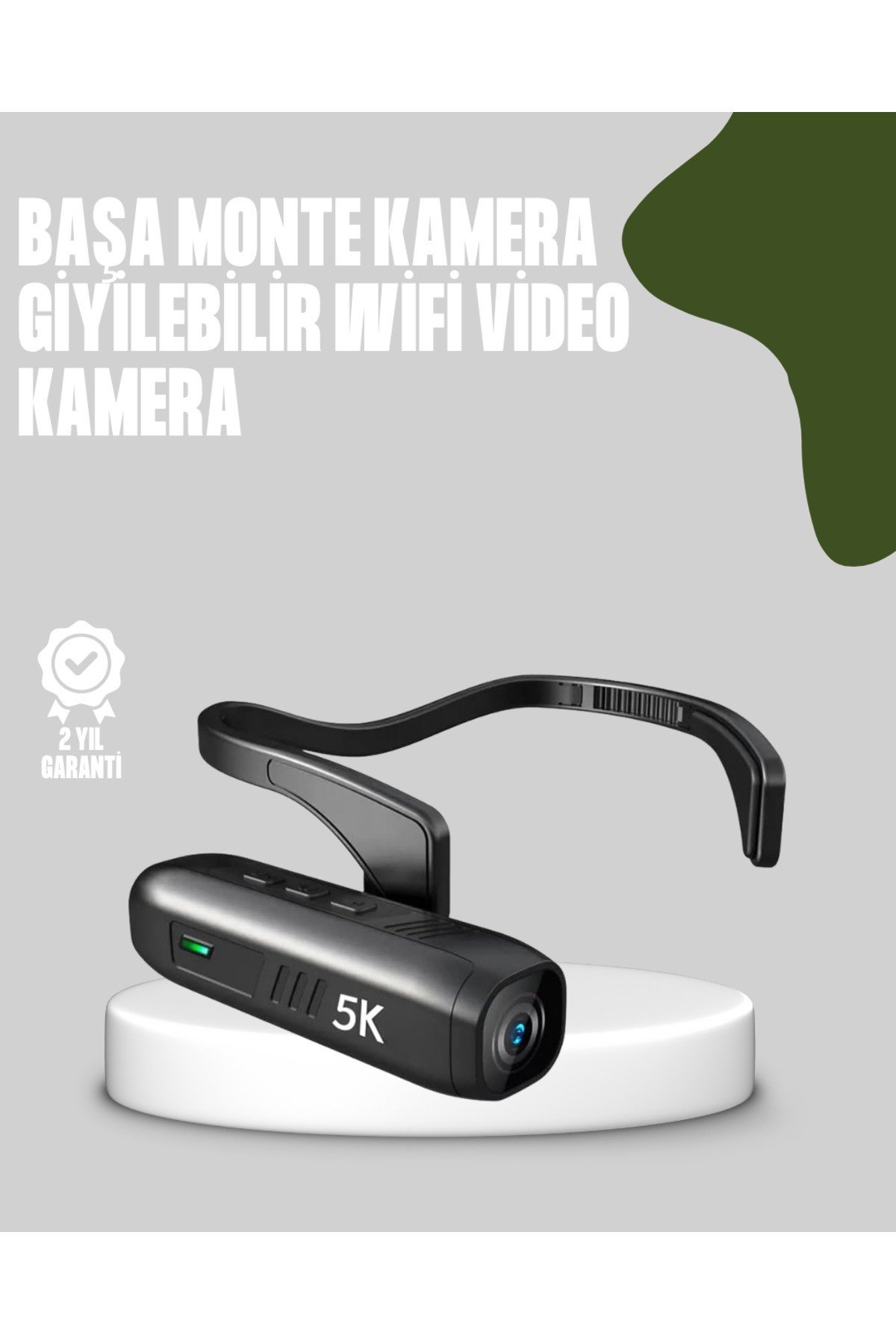 Başa Takılabilir 5K Spor ve Vlog Kamerası