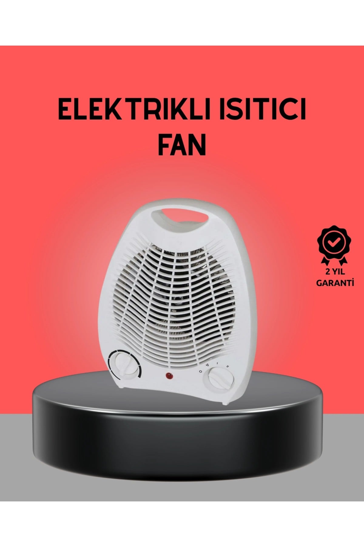 BFS Mini Elektrikli Isıtıcı 2000W – Termostatlı Fanlı Isıtma, Taşınabilir Tasarım