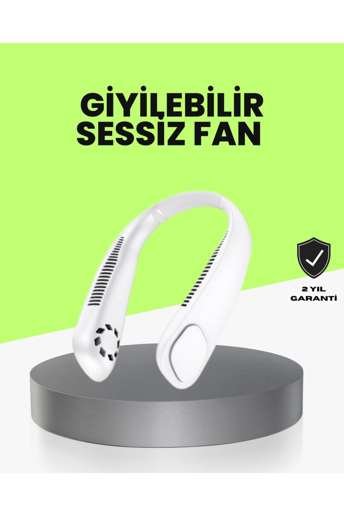 Bıçaksız Güvenli Tasarımlı Sessiz Boyun Fanı