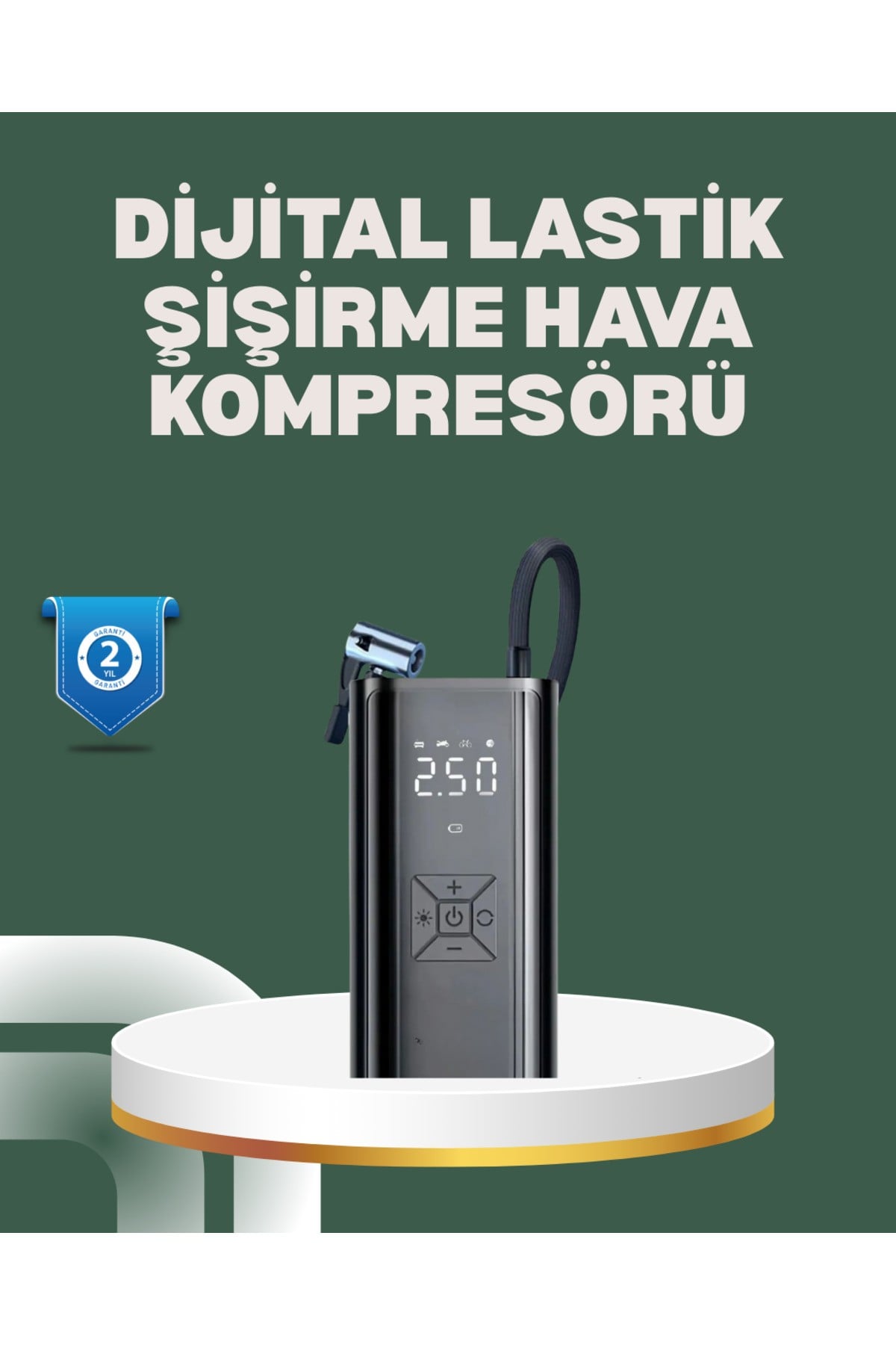 Bisiklet, Motosiklet ve Araçlar İçin Çok Amaçlı Hava Pompası