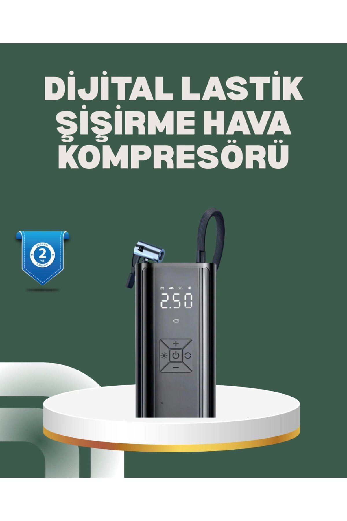 Bisiklet, Motosiklet ve Araçlar İçin Çok Amaçlı Hava Pompası