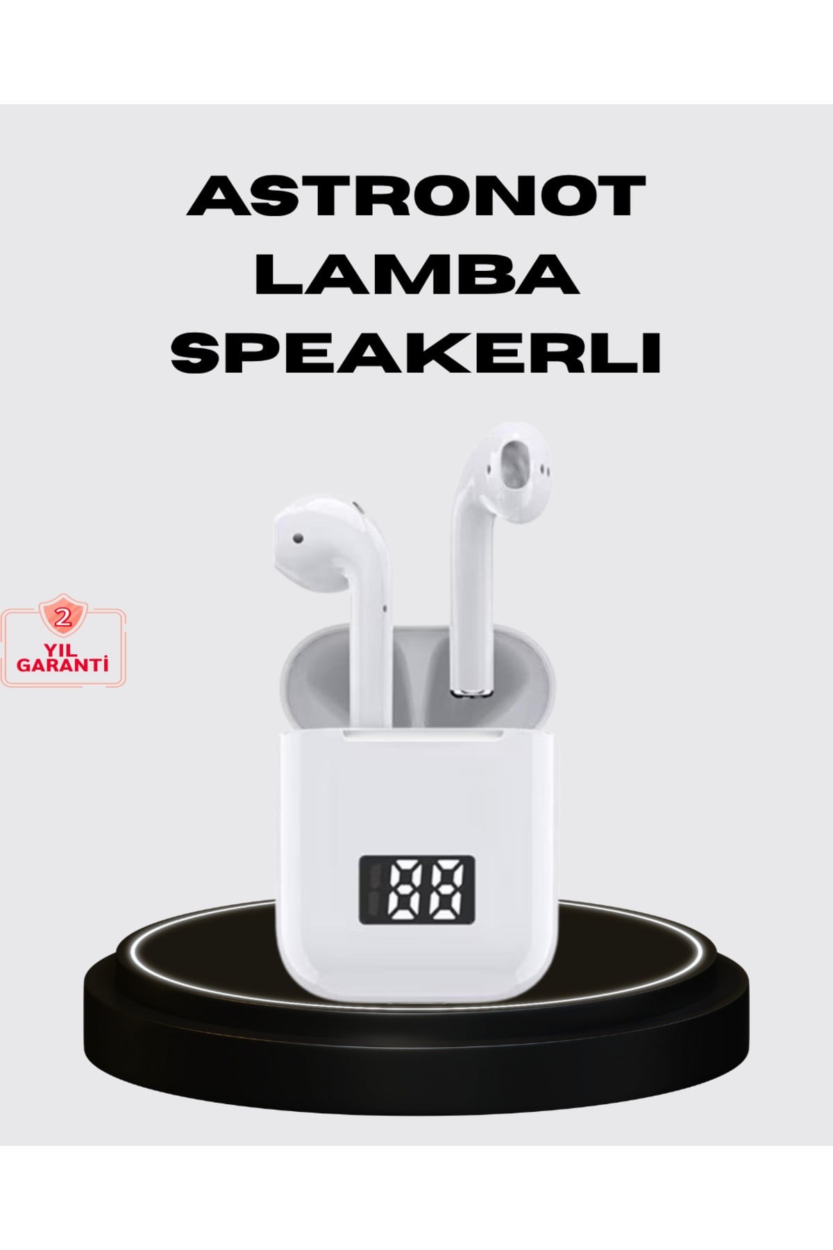 Bluetooth 5.0 Kablosuz Kulaklık – LED Şarj Göstergesi, Dokunmatik Kontrol ve Suya Dayanıklı T