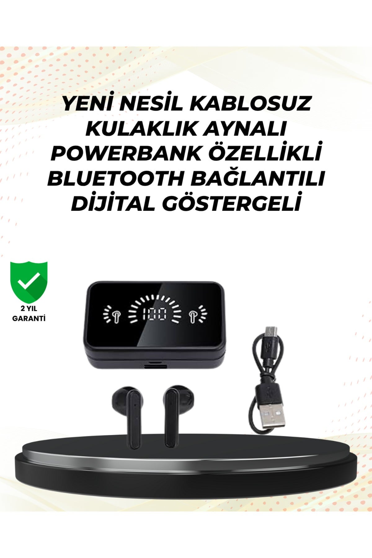 Bluetooth 5.1 Destekli bluetooth kulaklık – ANC ve Stereo Sesli