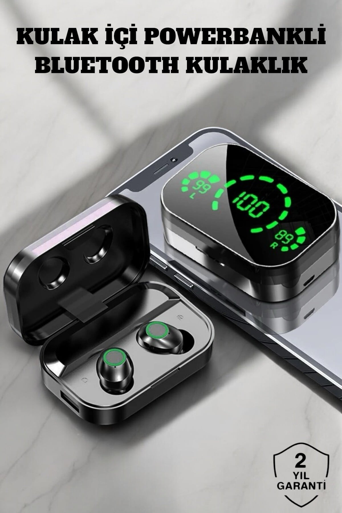 Bluetooth Kulaklık Mikrofonlu Dokunmatik Kontrol ANC Özelliği