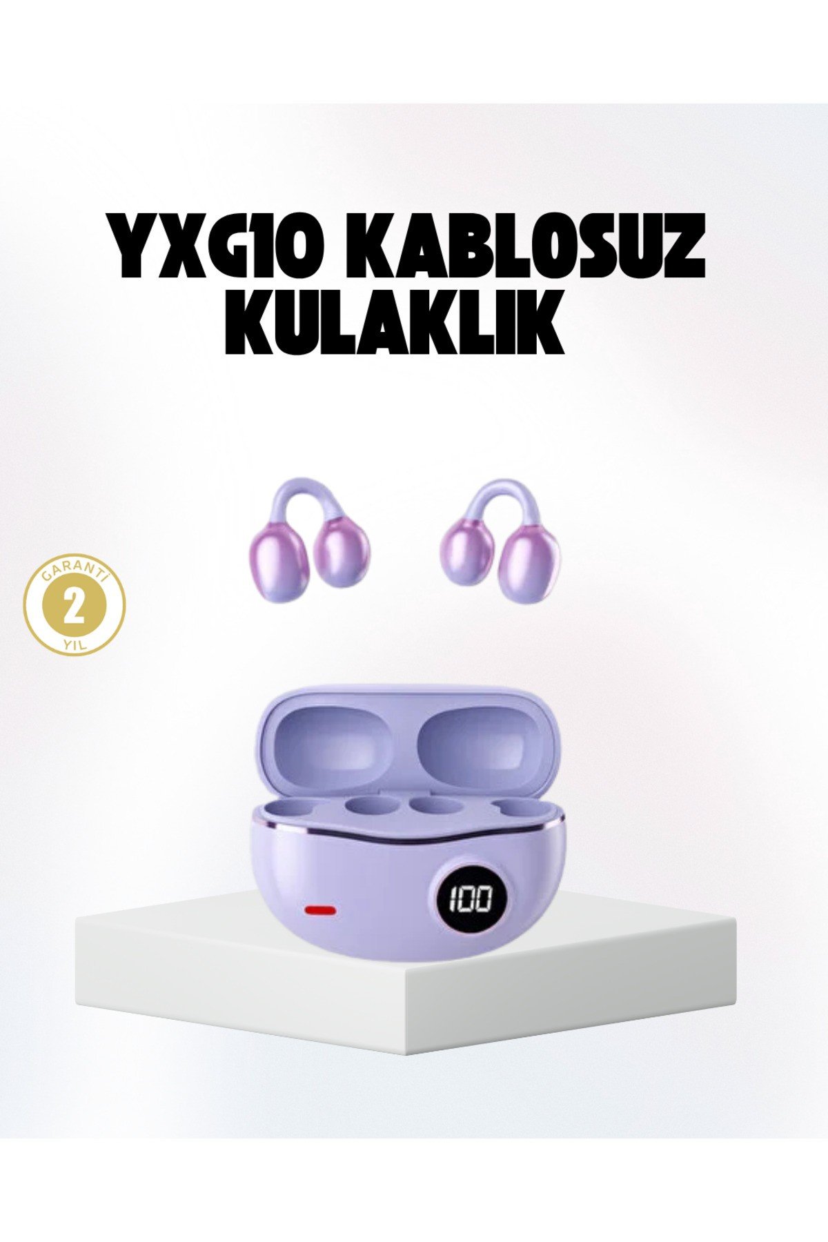 Bluetooth YXG10 Kulak Arkası Tasarım Cilt Dostu Silikon Hafif Yapı