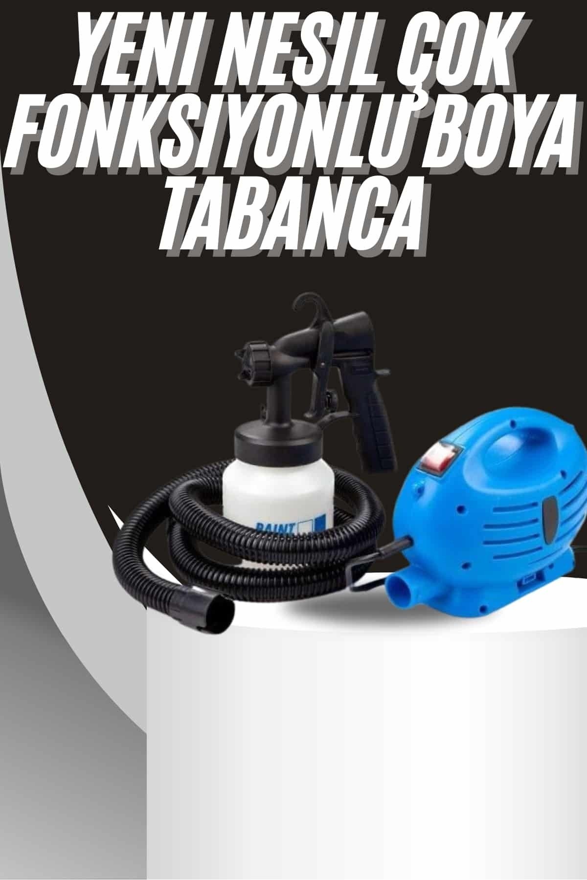 Boya Tabancası Paint Zoom Yeni Nesil Çok Fonksiyonlu Püskürtücü Elektrikli Sprey Tabanca Seti