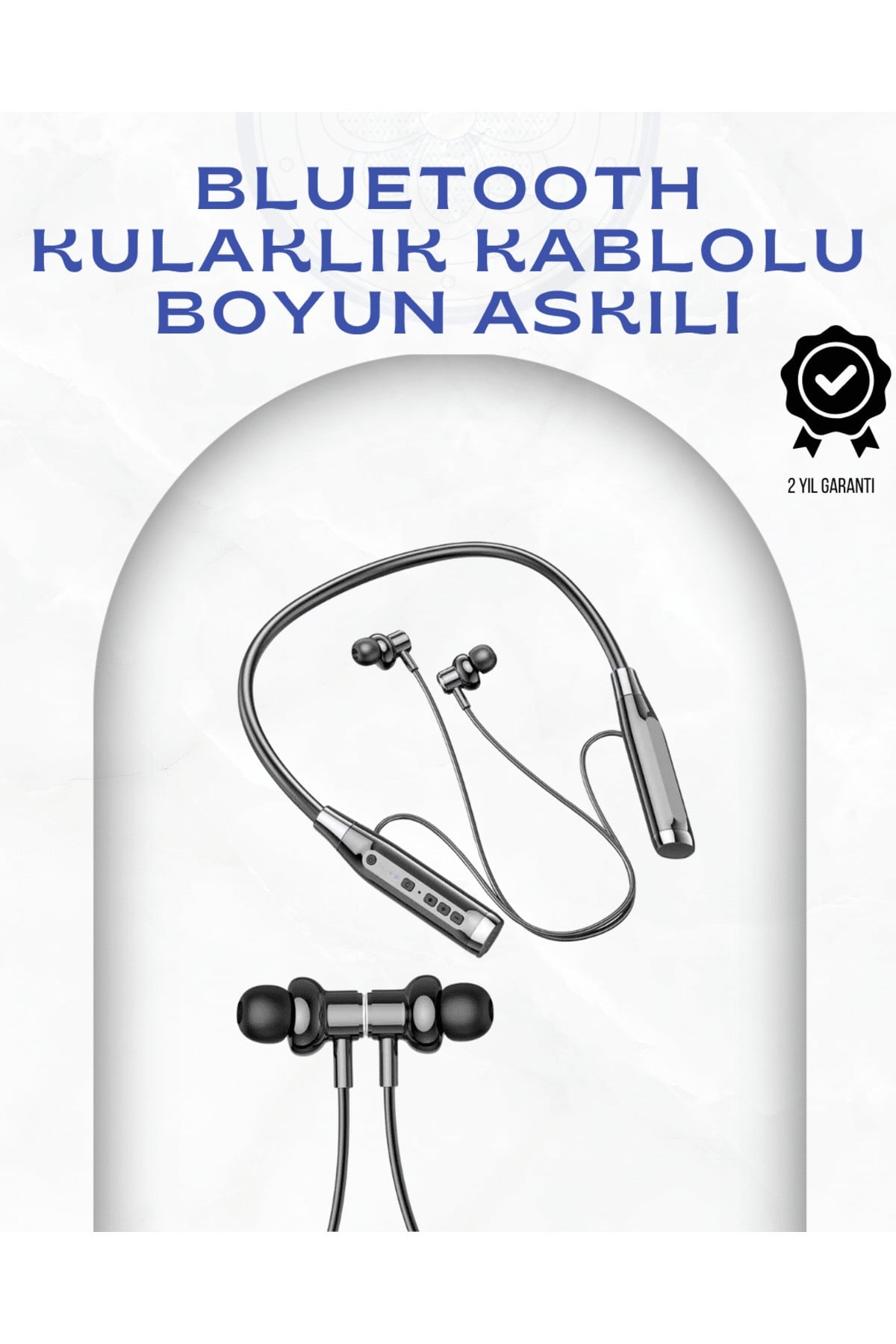 Boyun Askılı Kablosuz Kulaklık – 120 Saat Kesintisiz Müzik Keyfi