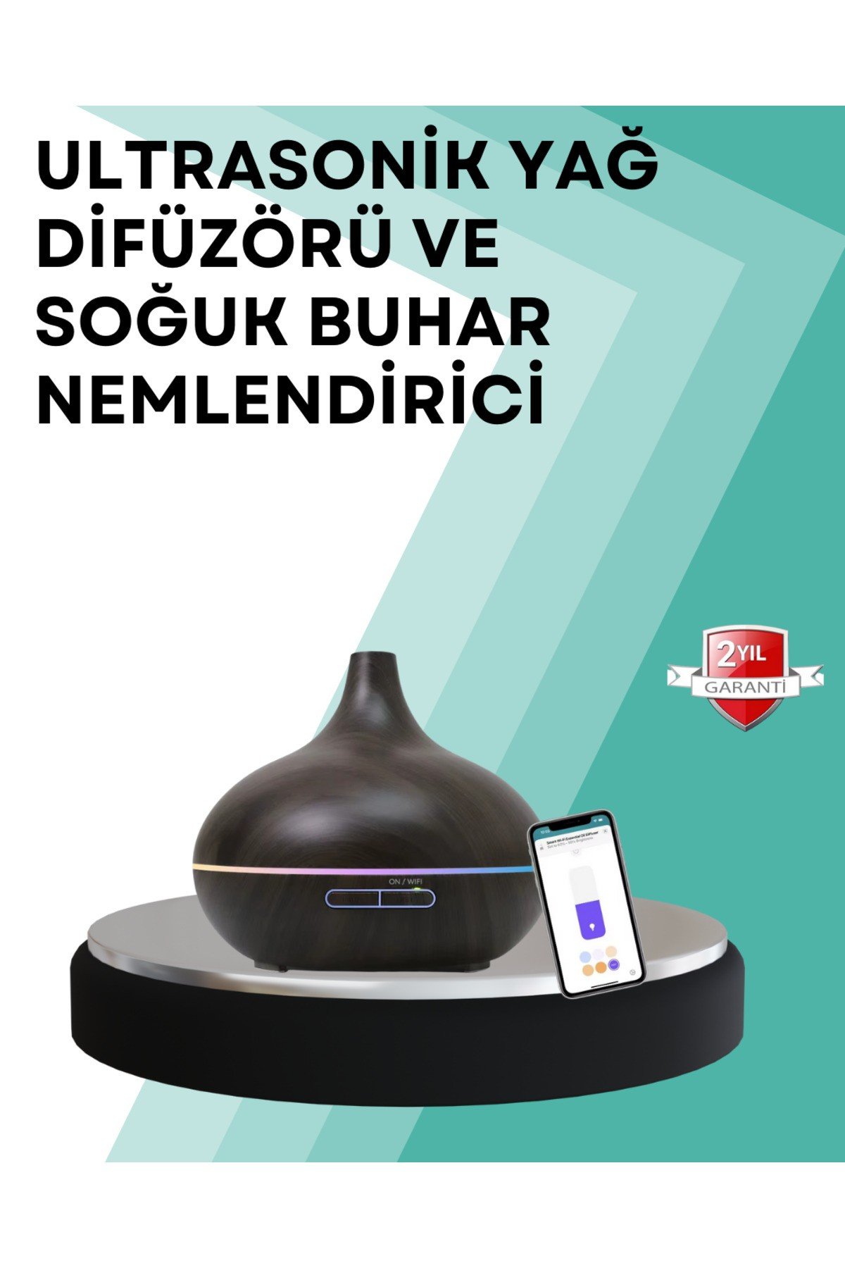 Büyük Su Hazneli Ultrasonik Difüzör ve Oda Nemlendirici