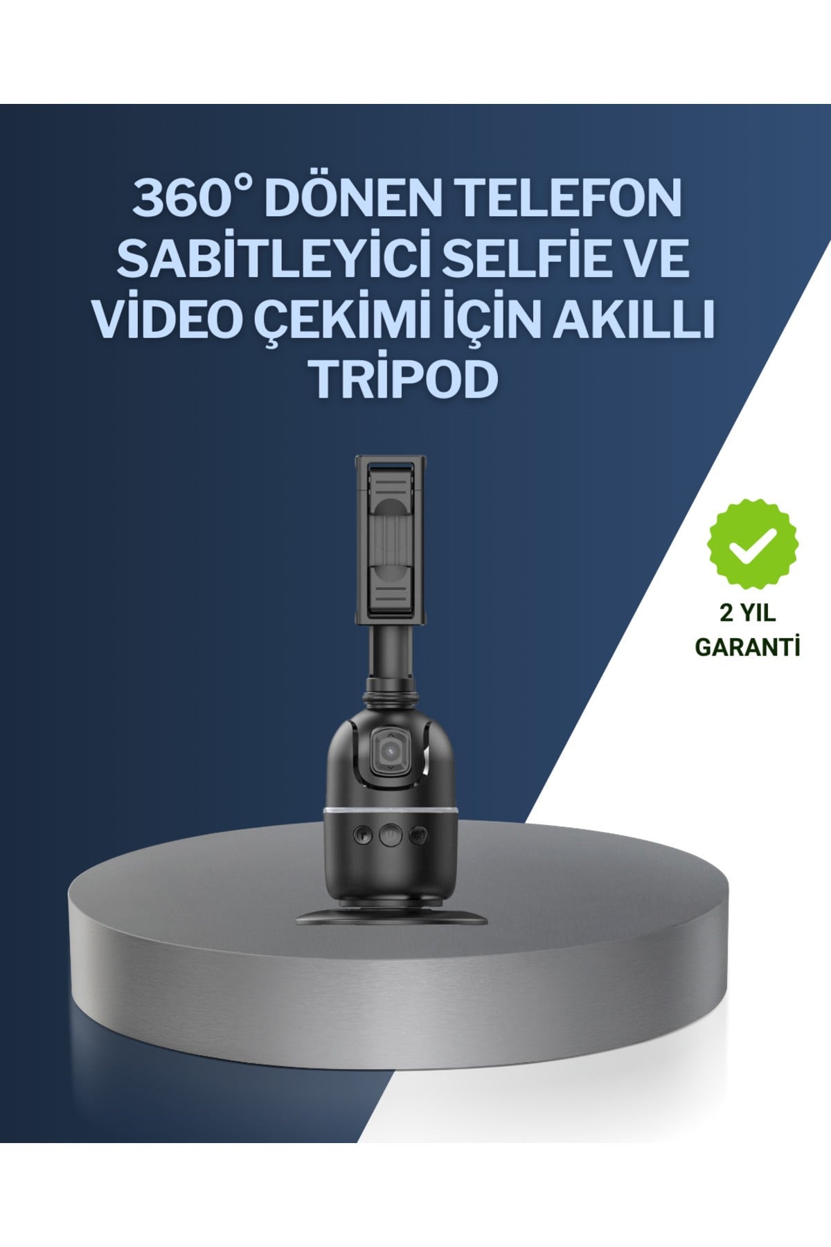 Canlı Yayın ve Video Çekimleri İçin Otomatik Yüz Takipli Masaüstü Gimbal