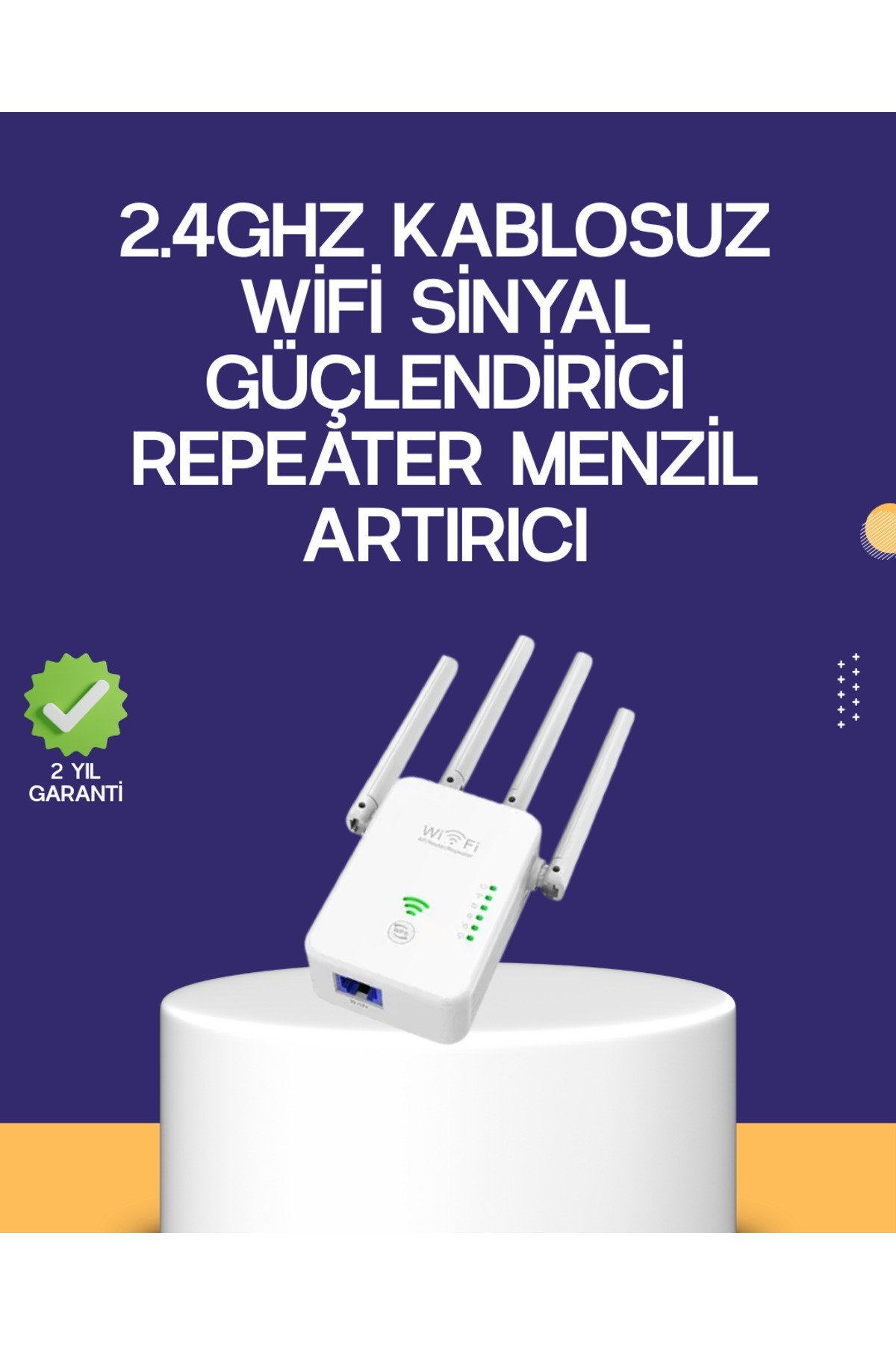 Çift Bantlı Otomatik Kurulum WiFi Repeater Menzil Genişletici