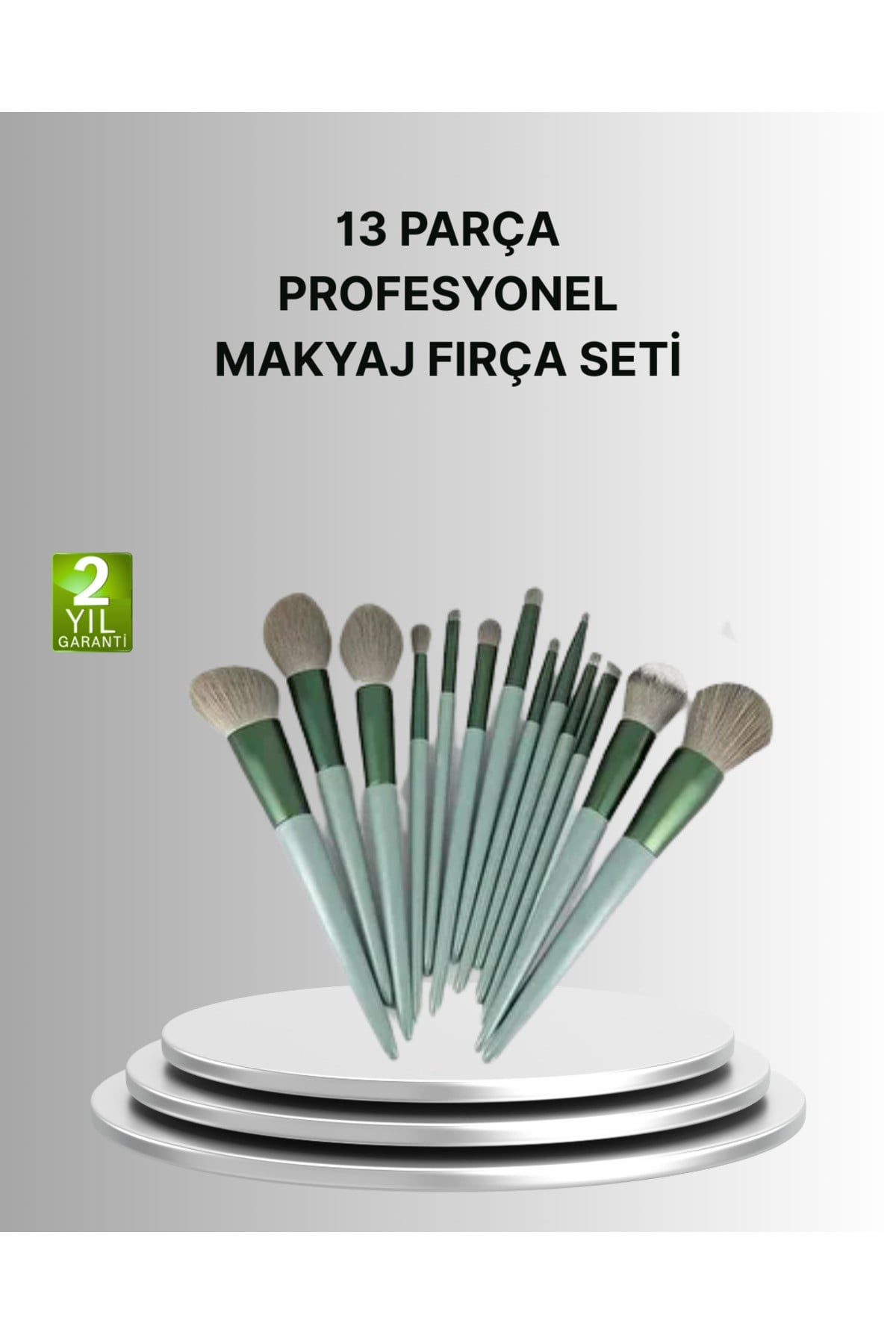 Cilt Dostu Profesyonel Makyaj Fırça Seti Pudra ve Fondöten İçin Uygun