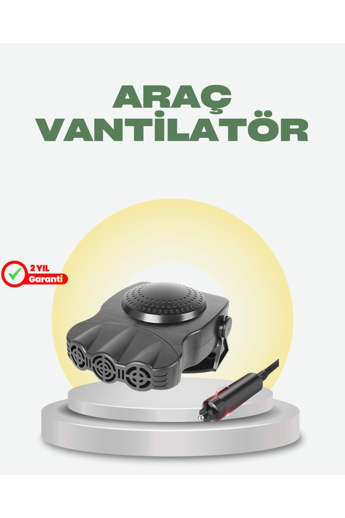 Çok Fonksiyonlu Araç İçi Isıtıcı ve Hava Temizleyici